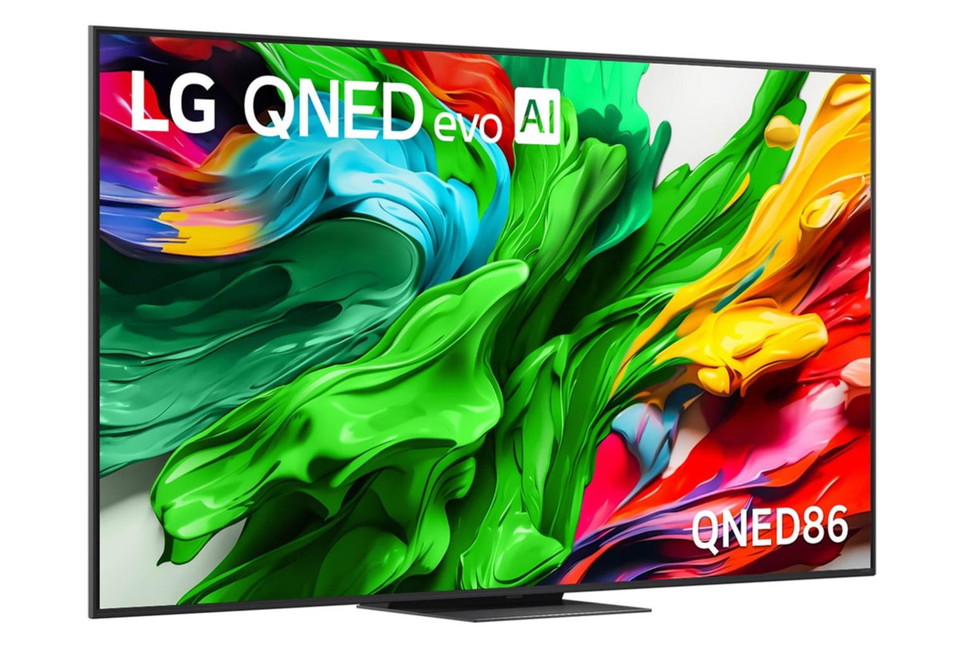 ابعاد و اندازه تلویزیون ال جی QNED86 مدل 100 اینچ 2025