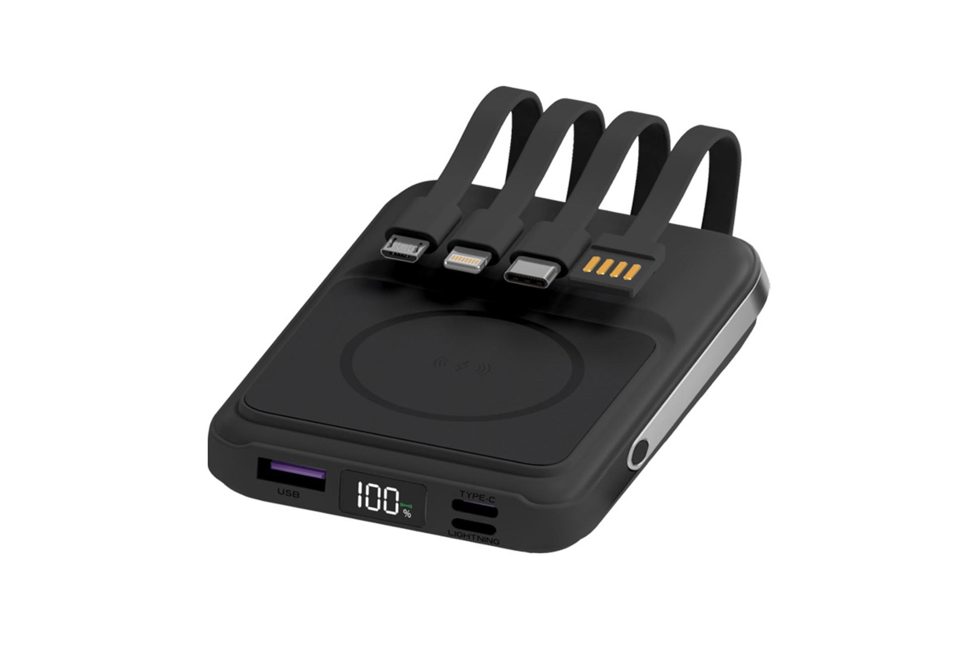 کانکتور پاور بانک پرودو Magsafe PD-PBFCH039 با ظرفیت 10000 میلی‌آمپر ساعت و امکان شارژ بی‌سیم