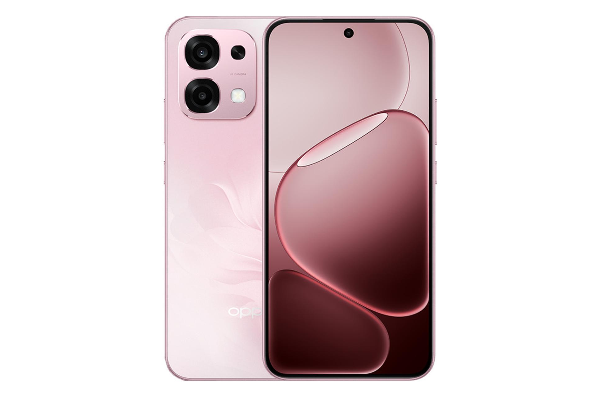 پنل جلو و پشت گوشی موبایل A6 پرو اوپو 5G صورتی روشن / Oppo A6 Pro 5G