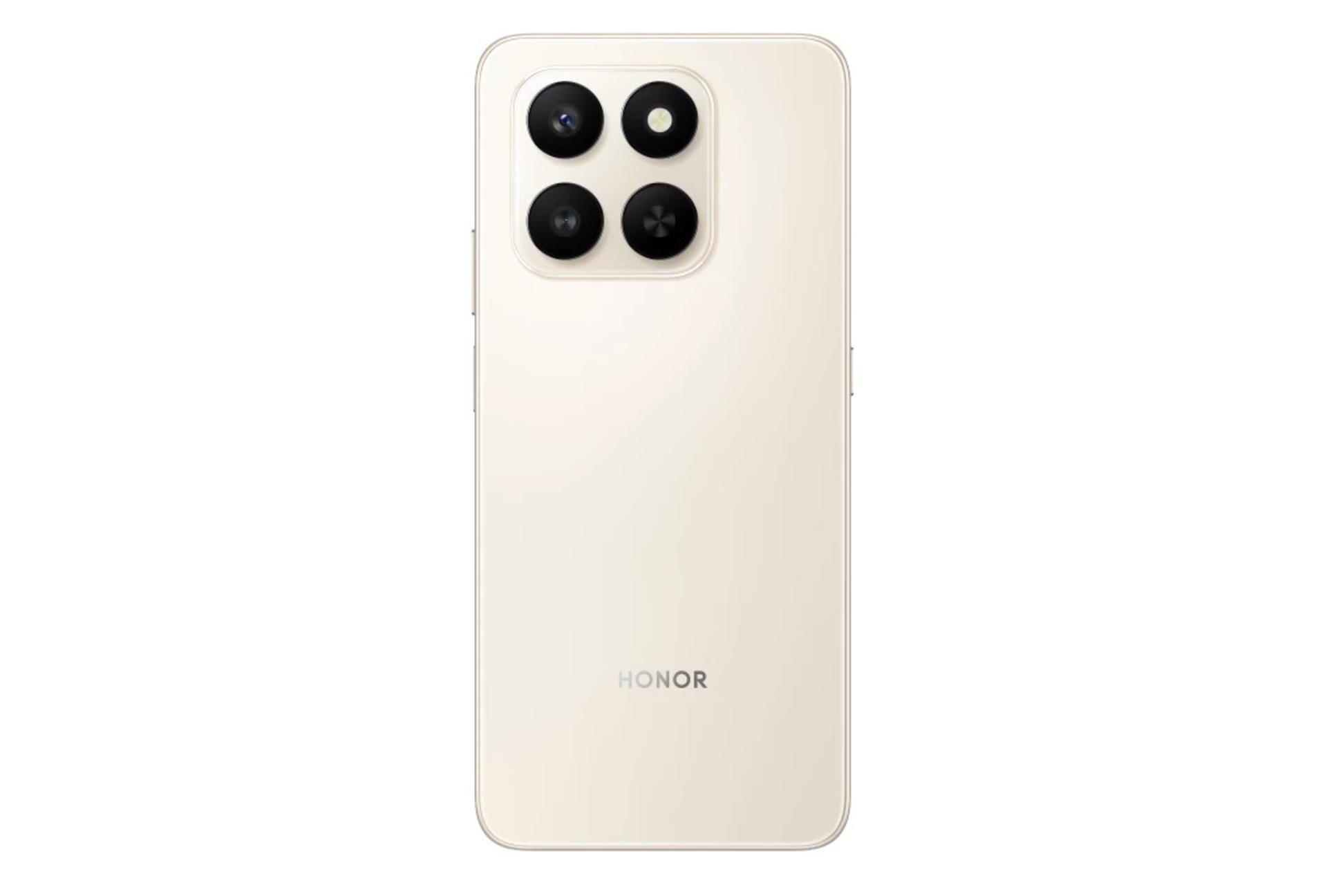 چینش دوربین گوشی موبایل آنر HONOR X7d 5G طلایی روشن