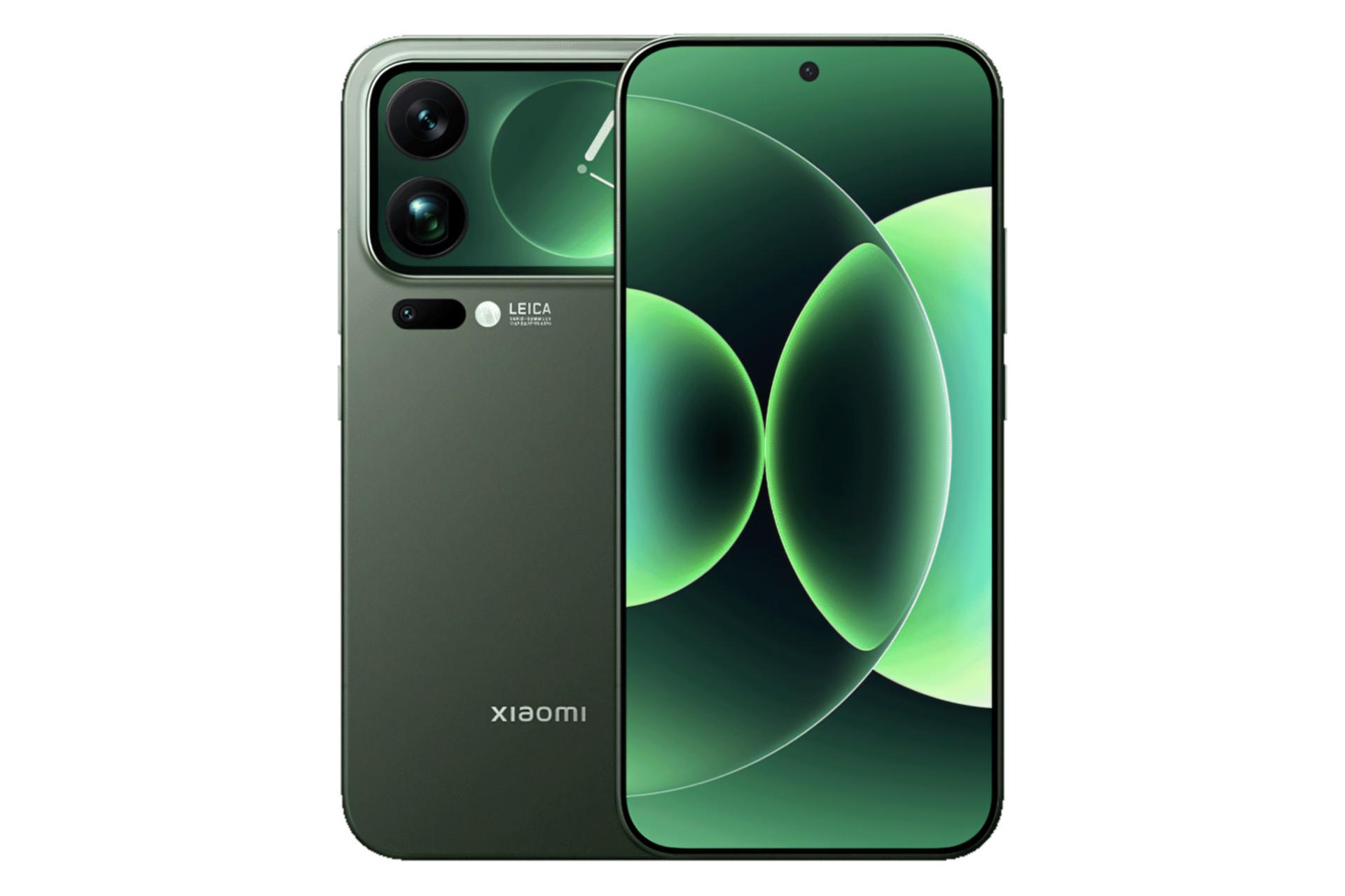 پنل جلو و پشت گوشی موبایل شیائومی 17 پرو مکس سبز تیره / Xiaomi 17 Pro Max