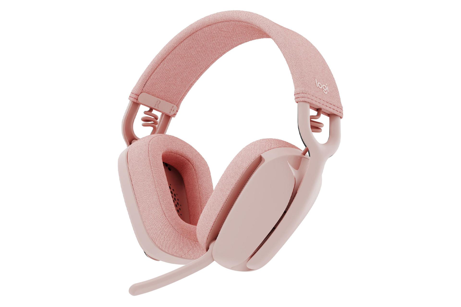 هدفون لاجیتک Zone Vibe 100 رنگ صورتی