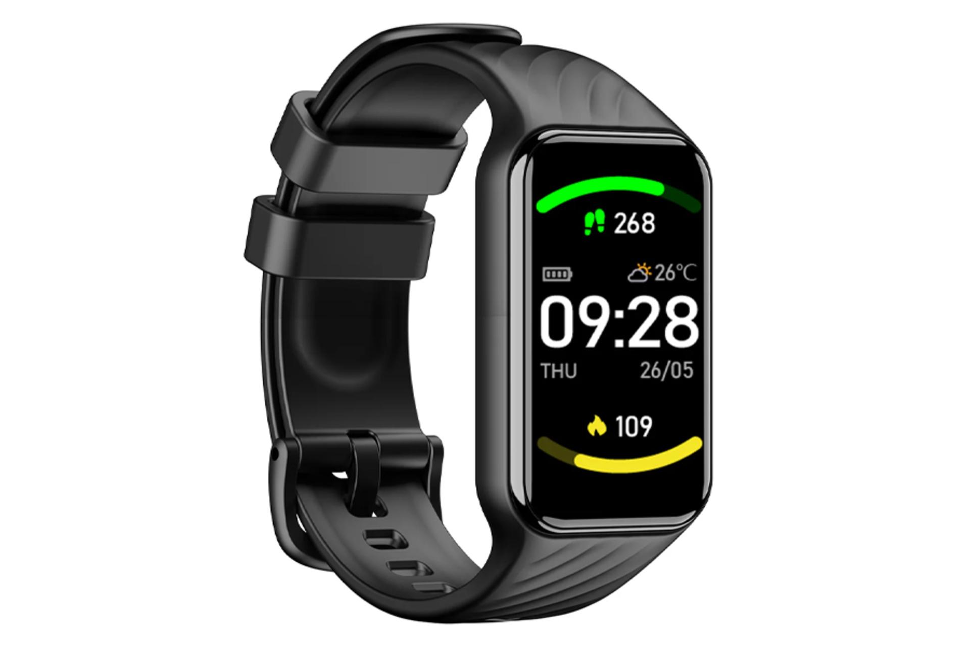 نمای سمت چپ ساعت هوشمند بلک ویو R10