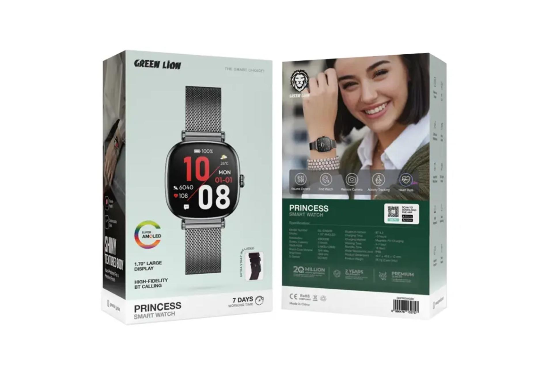 جعبه ساعت هوشمند گرین لیون Princess