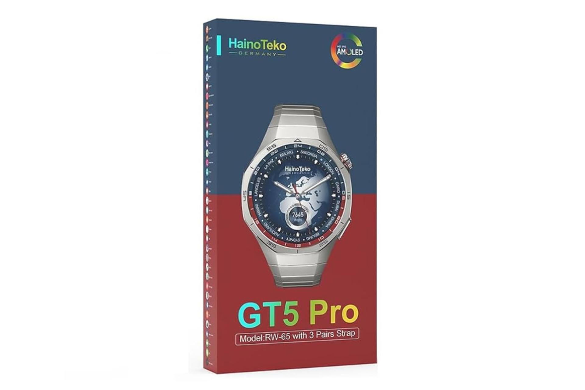 جعبه ساعت هوشمند هاینو تکو GT5 Pro