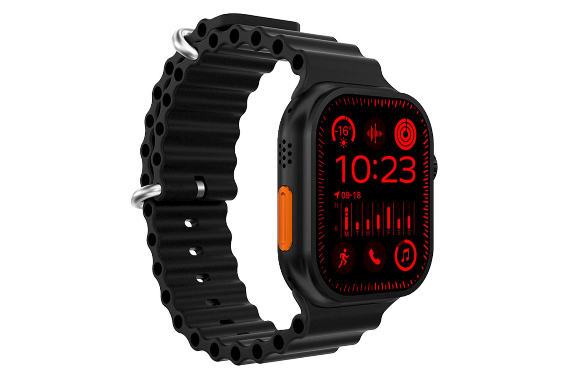 نمای سمت چپ ساعت هوشمند پرودو Blue ULTRAMG