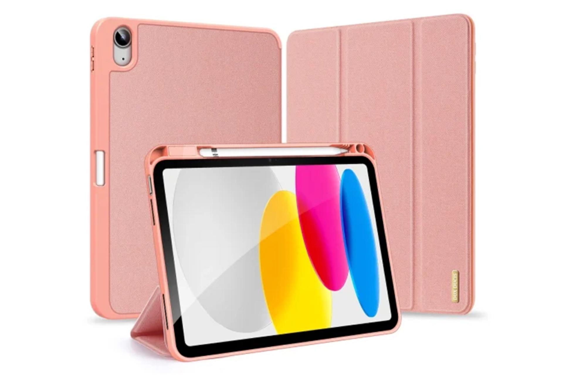 قاب تبلت کیف کلاسوری دوکس دوکیس مدل Domo مناسب اپل iPad 10.9 2022