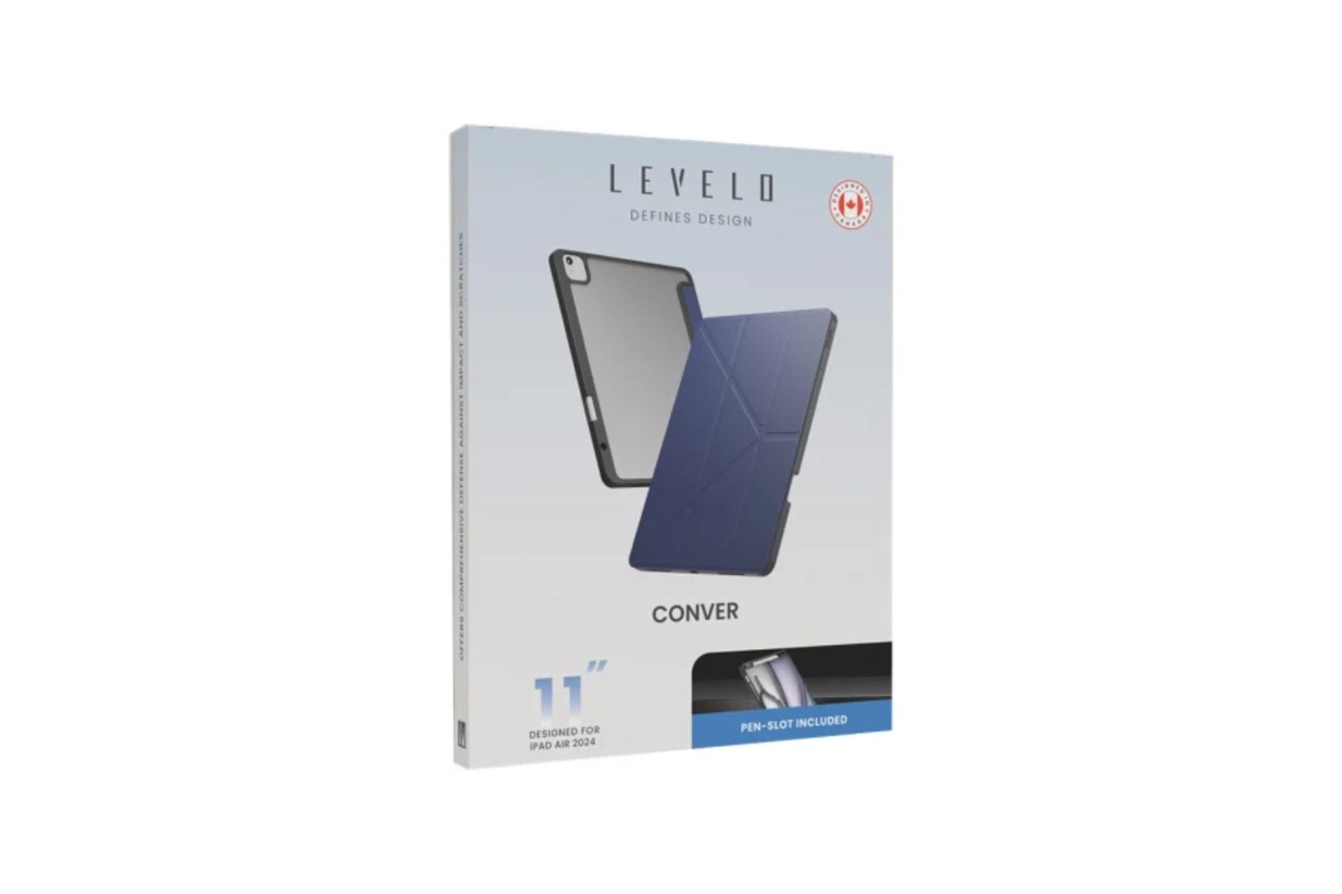 جعبه قاب تبلت کیف کلاسوری لولو مدل Conver مناسب اپل Air 11 2024