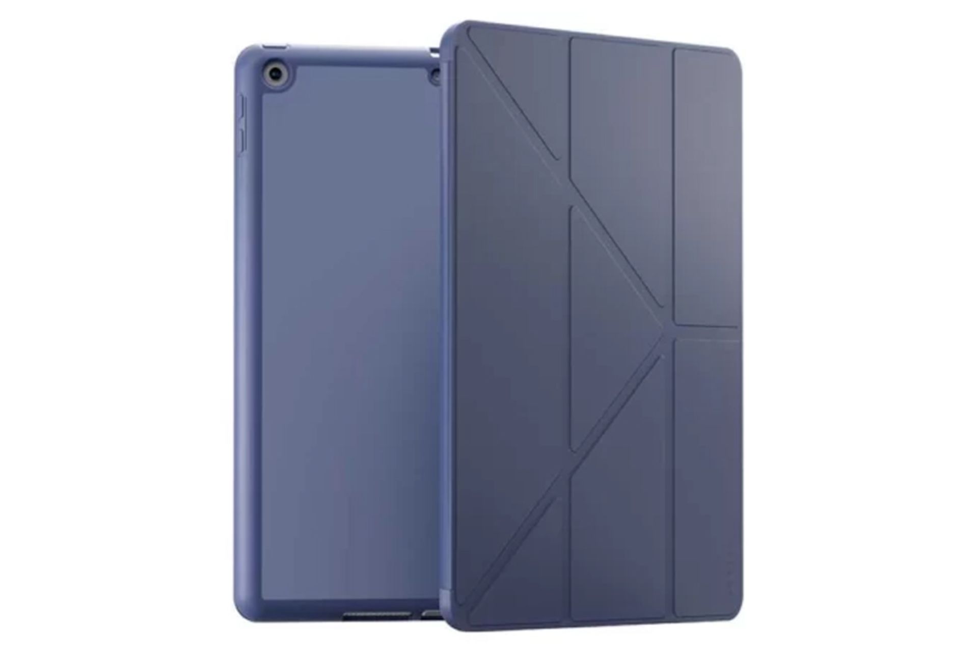 قاب تبلت کیف کلاسوری لولو مدل Elegante Hybrid مناسب اپل iPad 10.2 2021 / 2020 / 2019 رنگ آبی