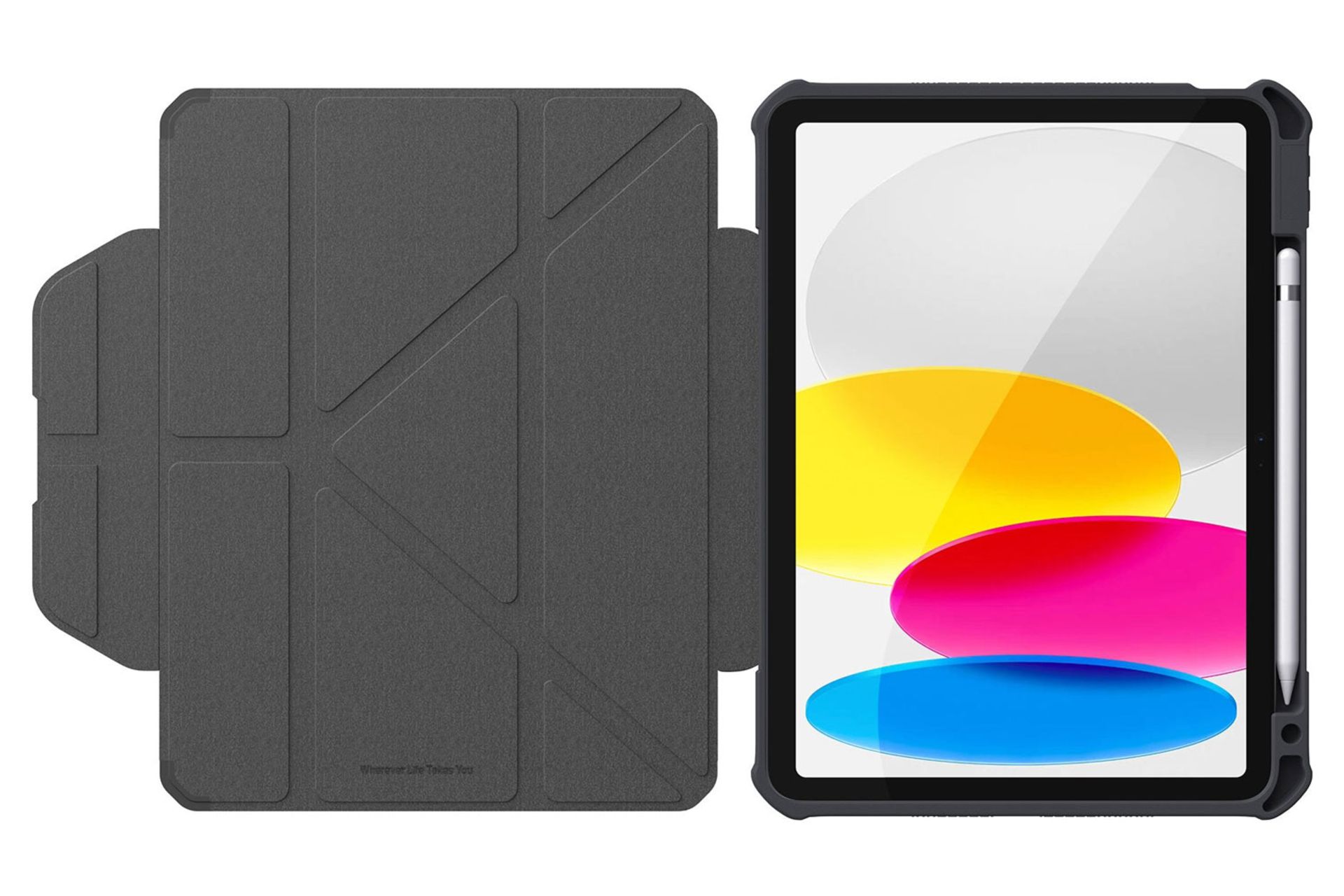 نمای داخل قاب تبلت جی سی پال مدل DuraPro XT Protective Case مناسب اپل iPad 10.9 2022