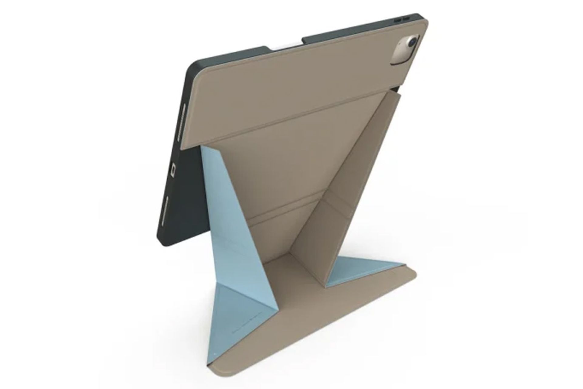 نمای پشت قاب تبلت کیف کلاسوری جی سی پال مدل Slim Flex Folio Case مناسب اپل iPad Pro 11 2024