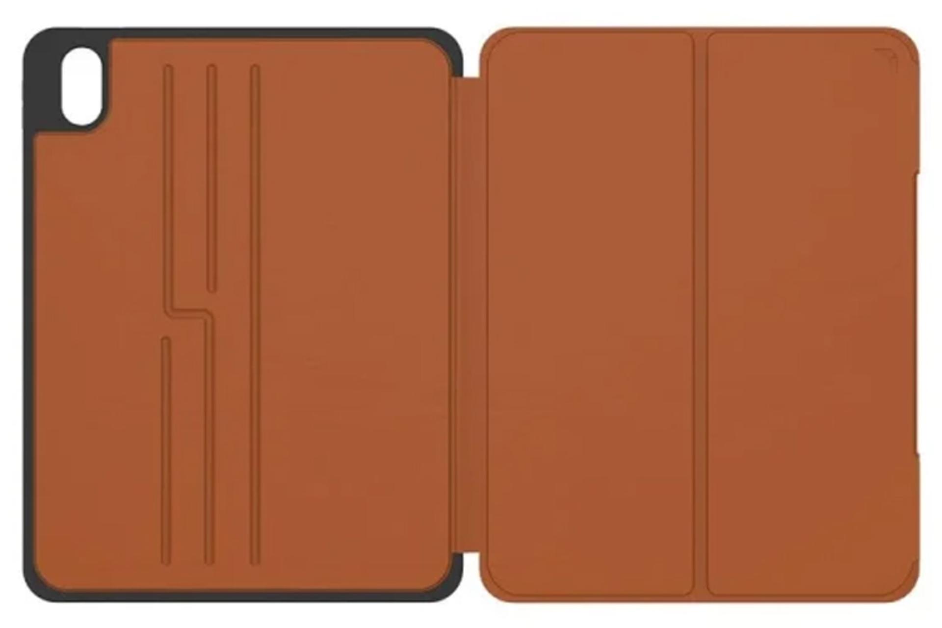 قاب تبلت کیف کلاسوری جی سی پال مدل Flexa Protective Folio Case مناسب اپل iPad 10.9 2022 رنگ قهوه ای