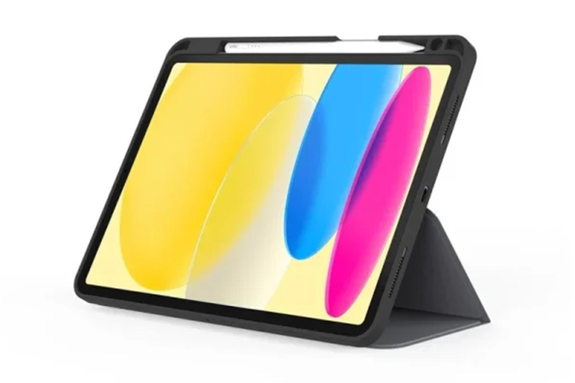 قاب تبلت کیف کلاسوری جی سی پال مدل Flexa Protective Folio Case مناسب اپل iPad 10.9 2022