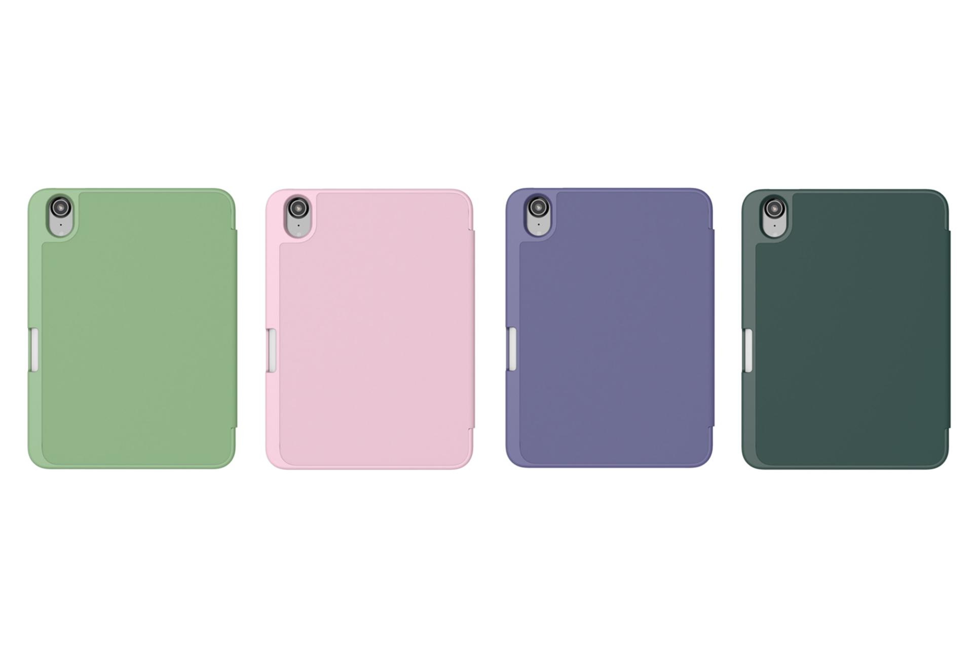 رنگ بندی قاب تبلت کیف کلاسوری جی سی پال مدل DuraPro Protective Folio مناسب اپل iPad mini 2024 / 2021