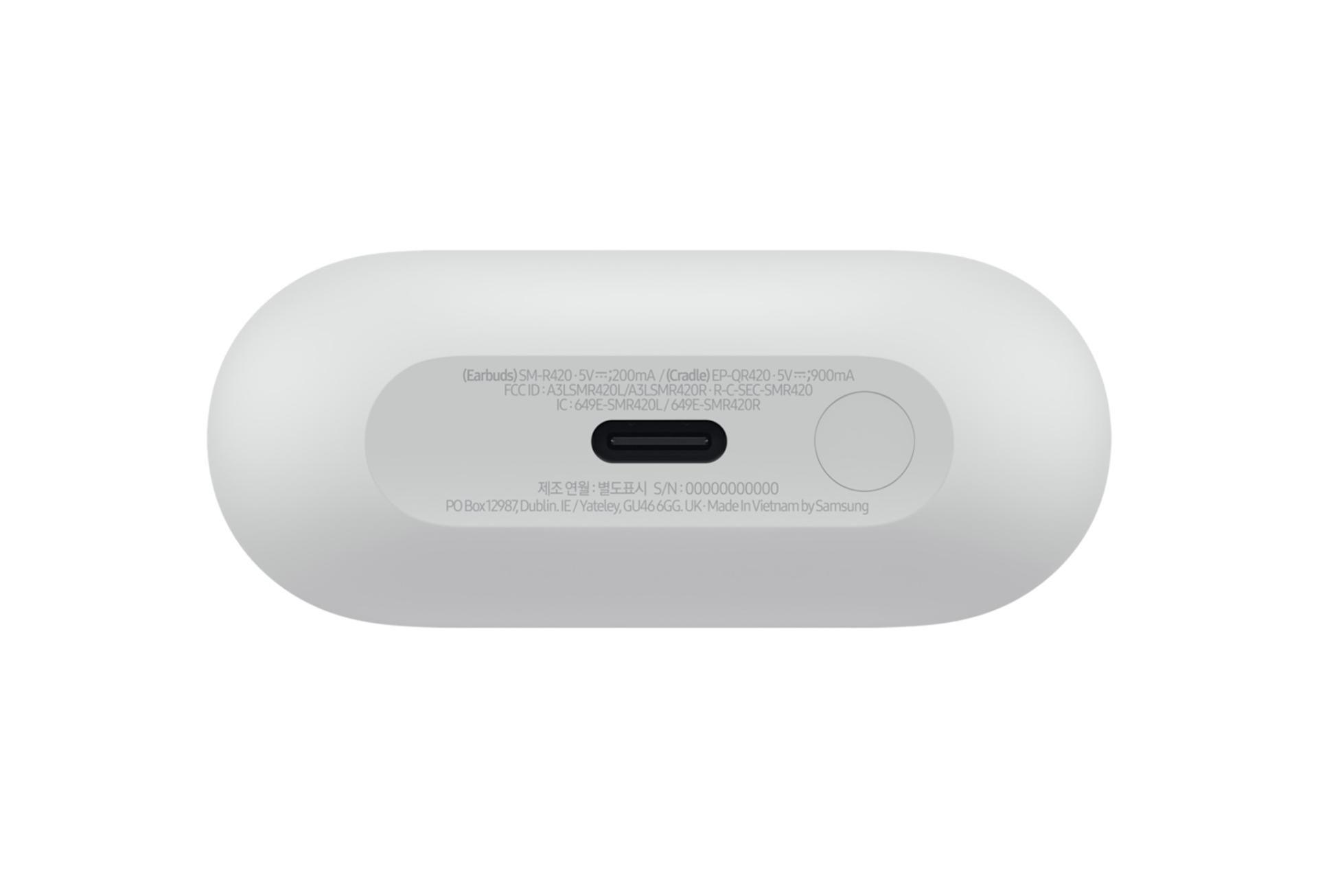 درگاه شارژ ایرباد بی سیم سامسونگ گلکسی بادز 3 FE خاکستری / Samsung Galaxy Buds3 FE