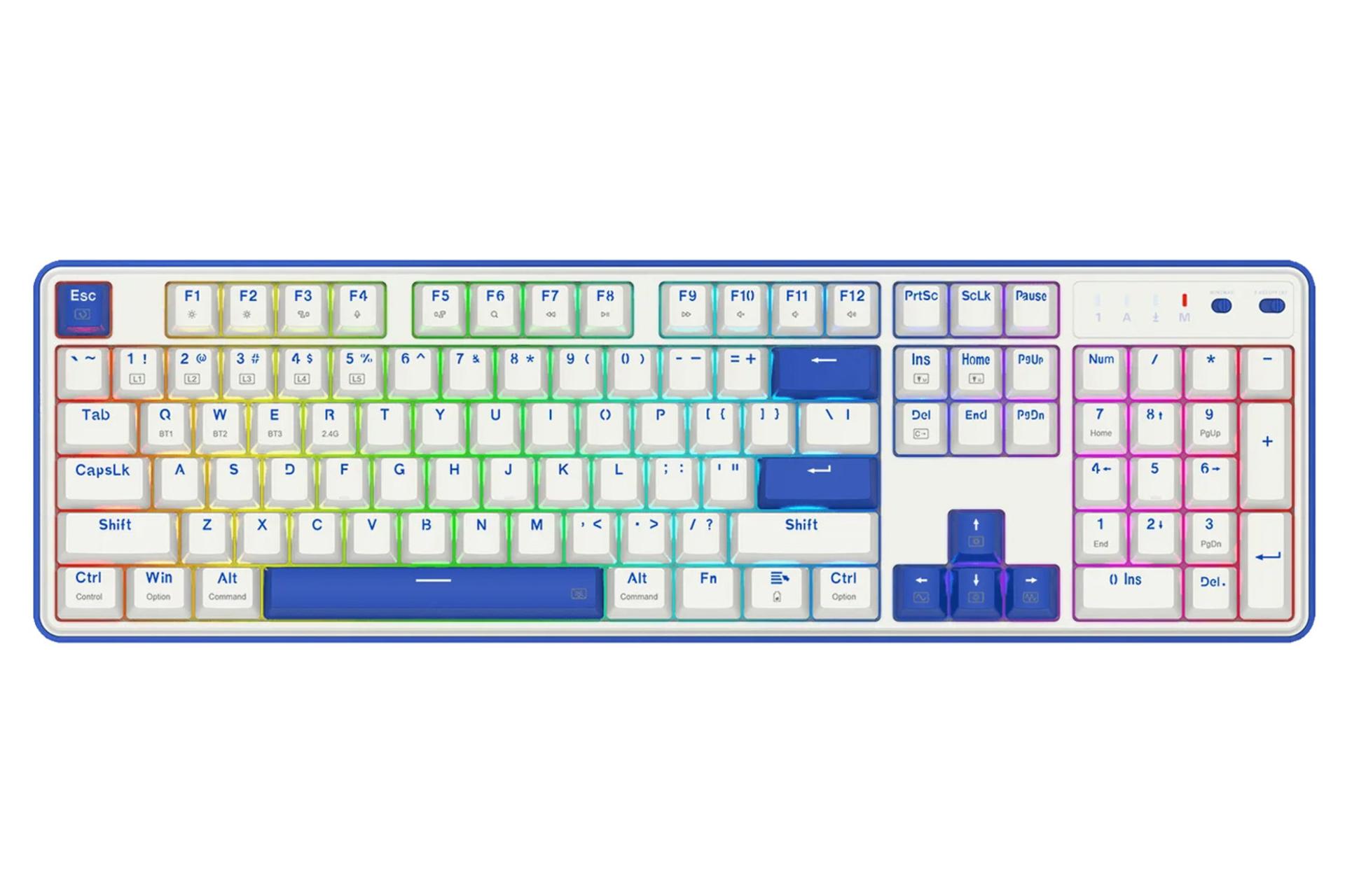 کیبورد ردراگون K685 Pro نمای بالا