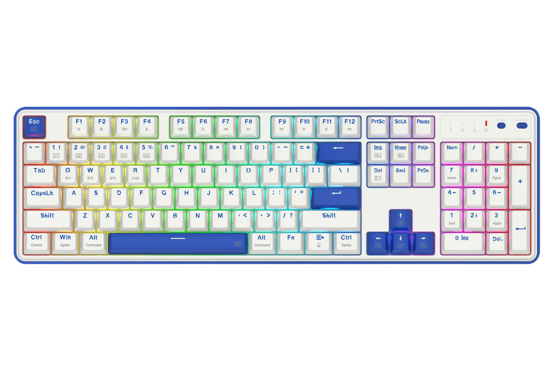 کیبورد ردراگون K685 Pro نمای بالا