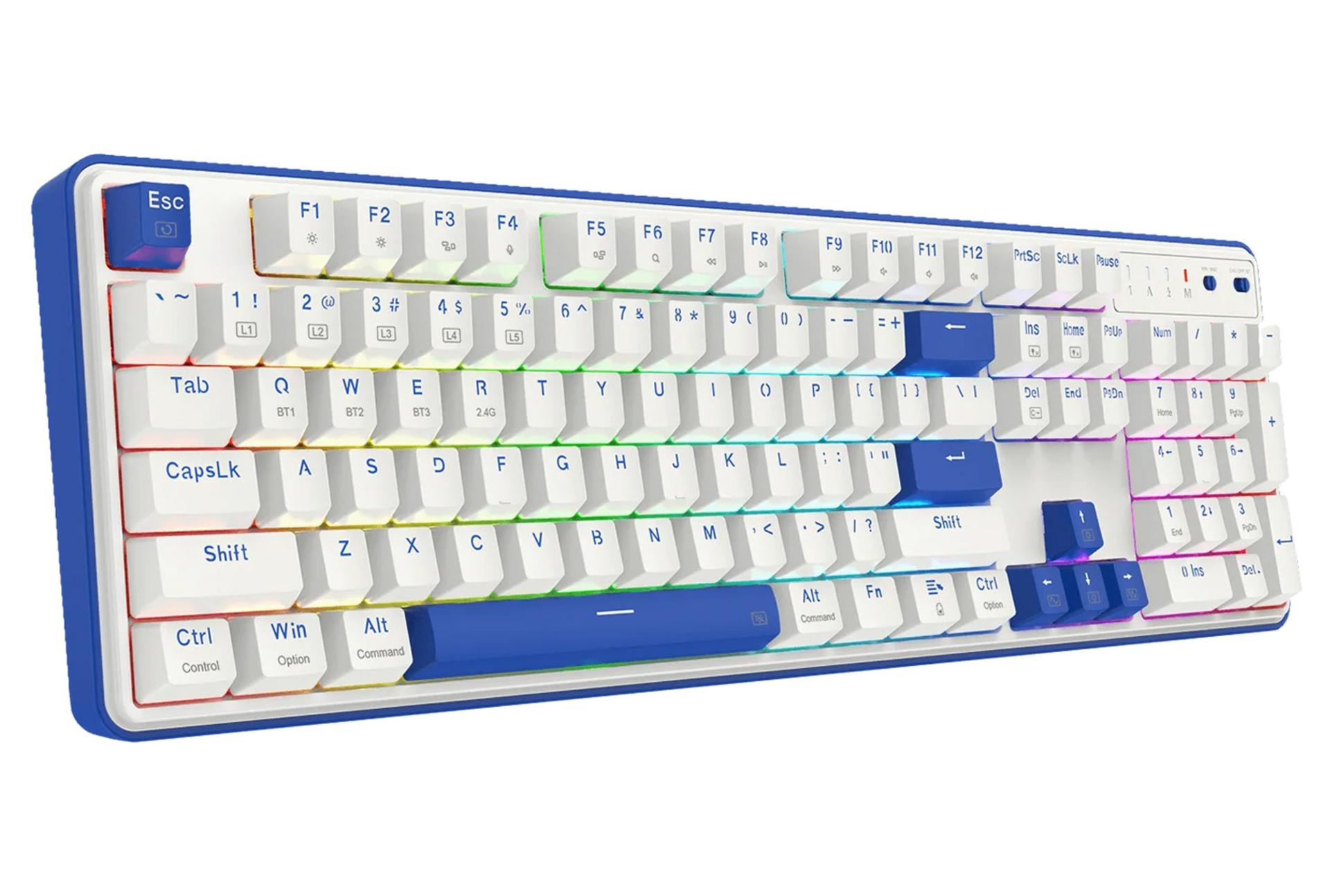 نمای سمت چپ کیبورد ردراگون K685 Pro