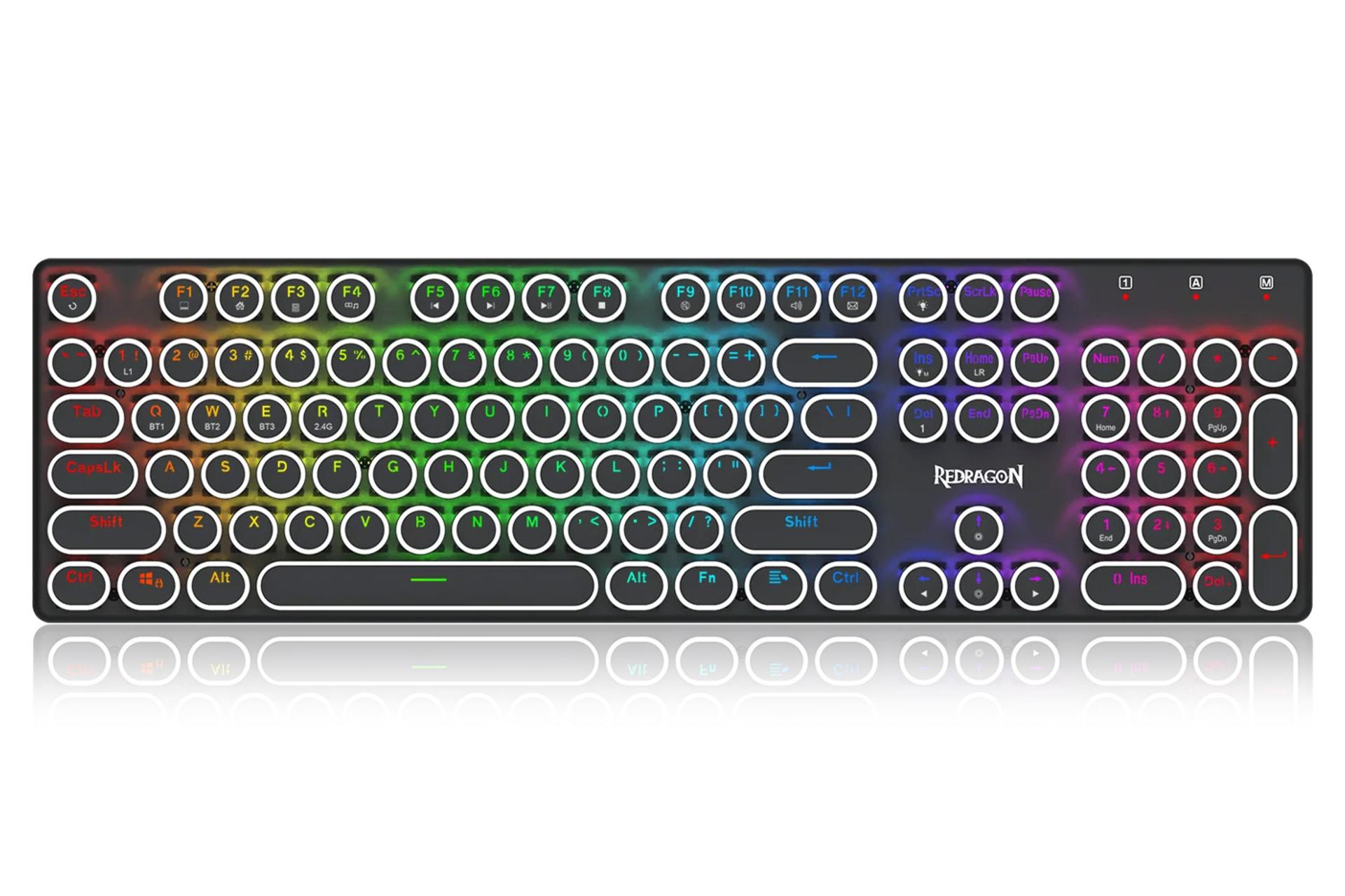 کیبورد ردراگون FLARE K710 PRO نمای بالا