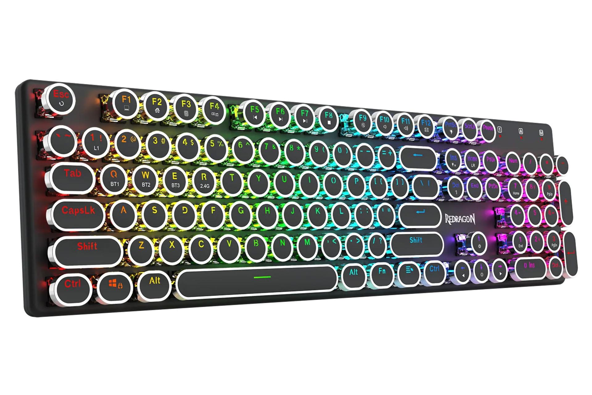 نمای سمت چپ کیبورد ردراگون FLARE K710 PRO