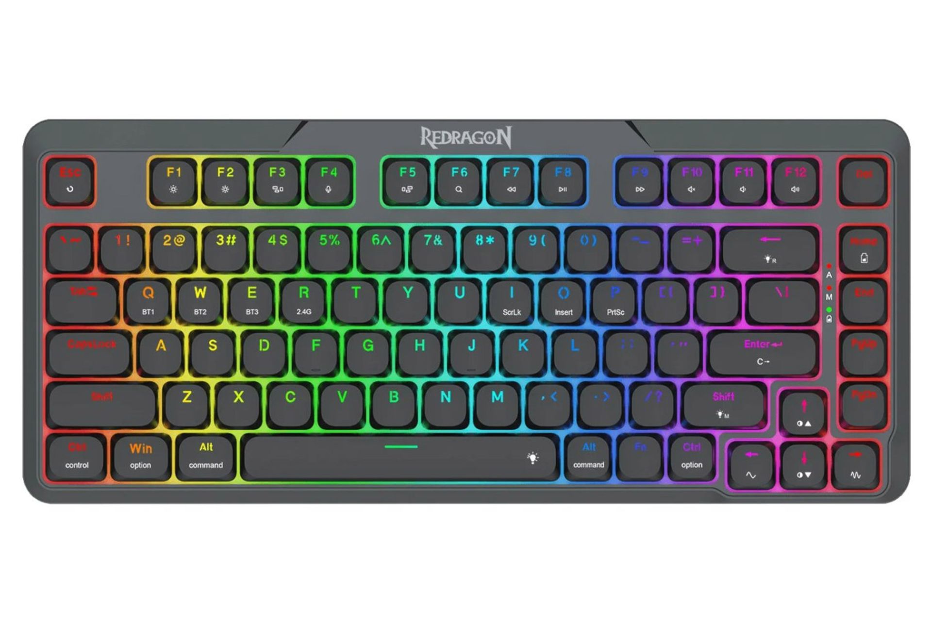 کیبورد ردراگون K706 Pro نمای بالا
