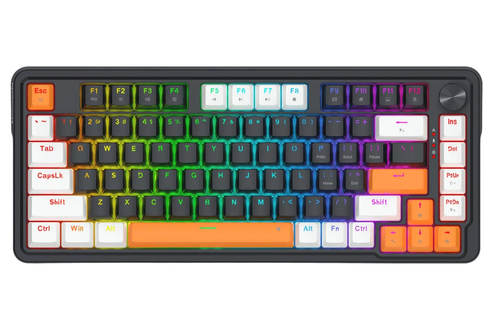 کیبورد ردراگون LANDSHAKER K714 نمای بالا