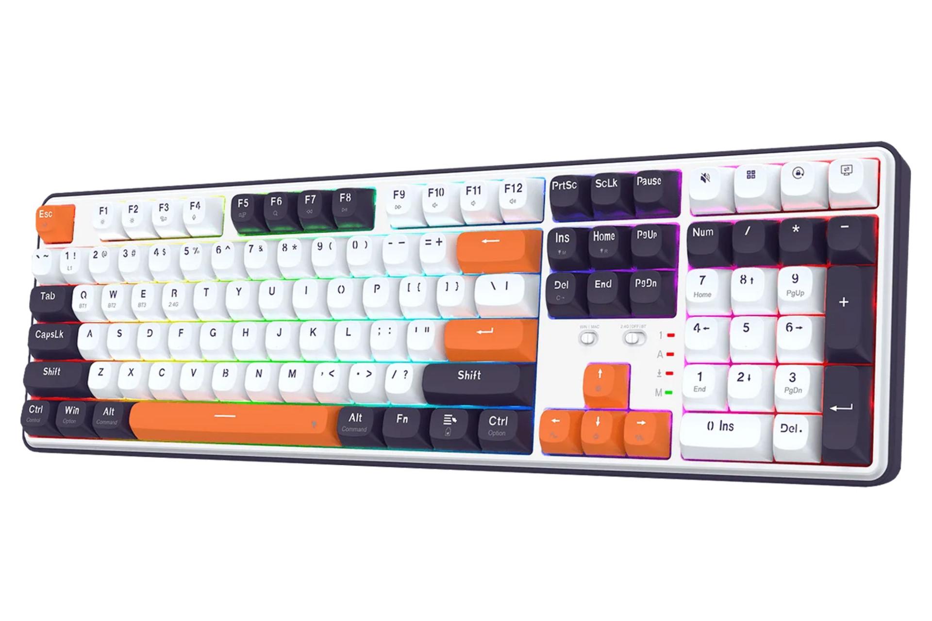 ابعاد و اندازه کیبورد ردراگون WYVERN K689 PRO