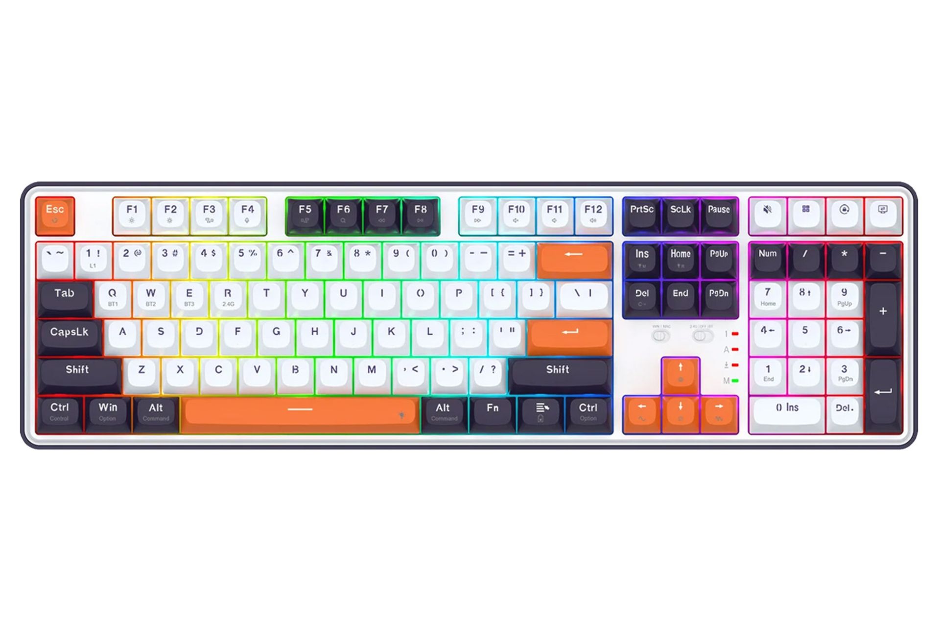 کیبورد ردراگون WYVERN K689 PRO نمای بالا