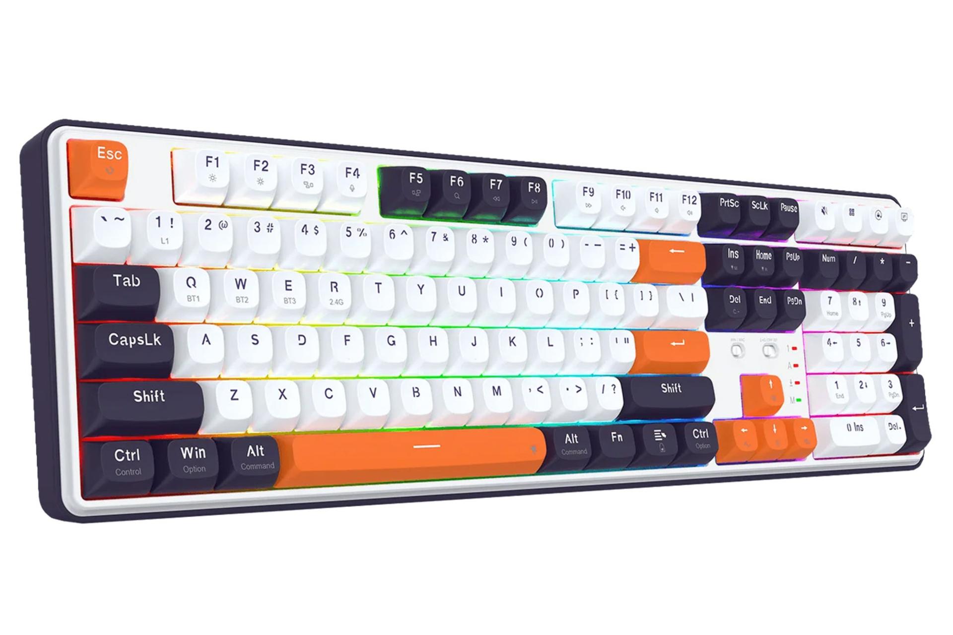 نمای سمت چپ کیبورد ردراگون WYVERN K689 PRO