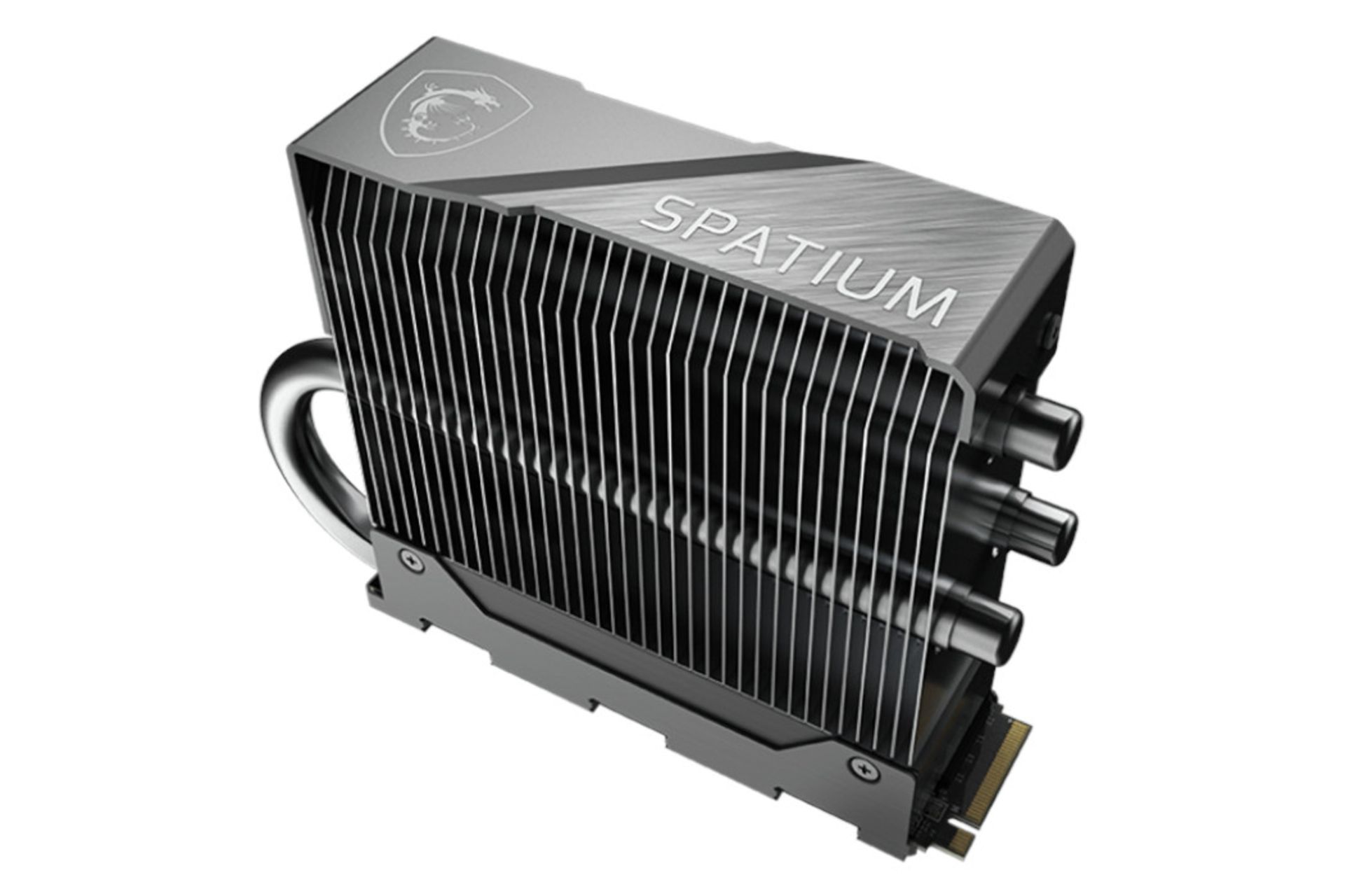 سمت راست اس اس دی ام اس آی MSI SPATIUM M580 FROZR NVMe M.2