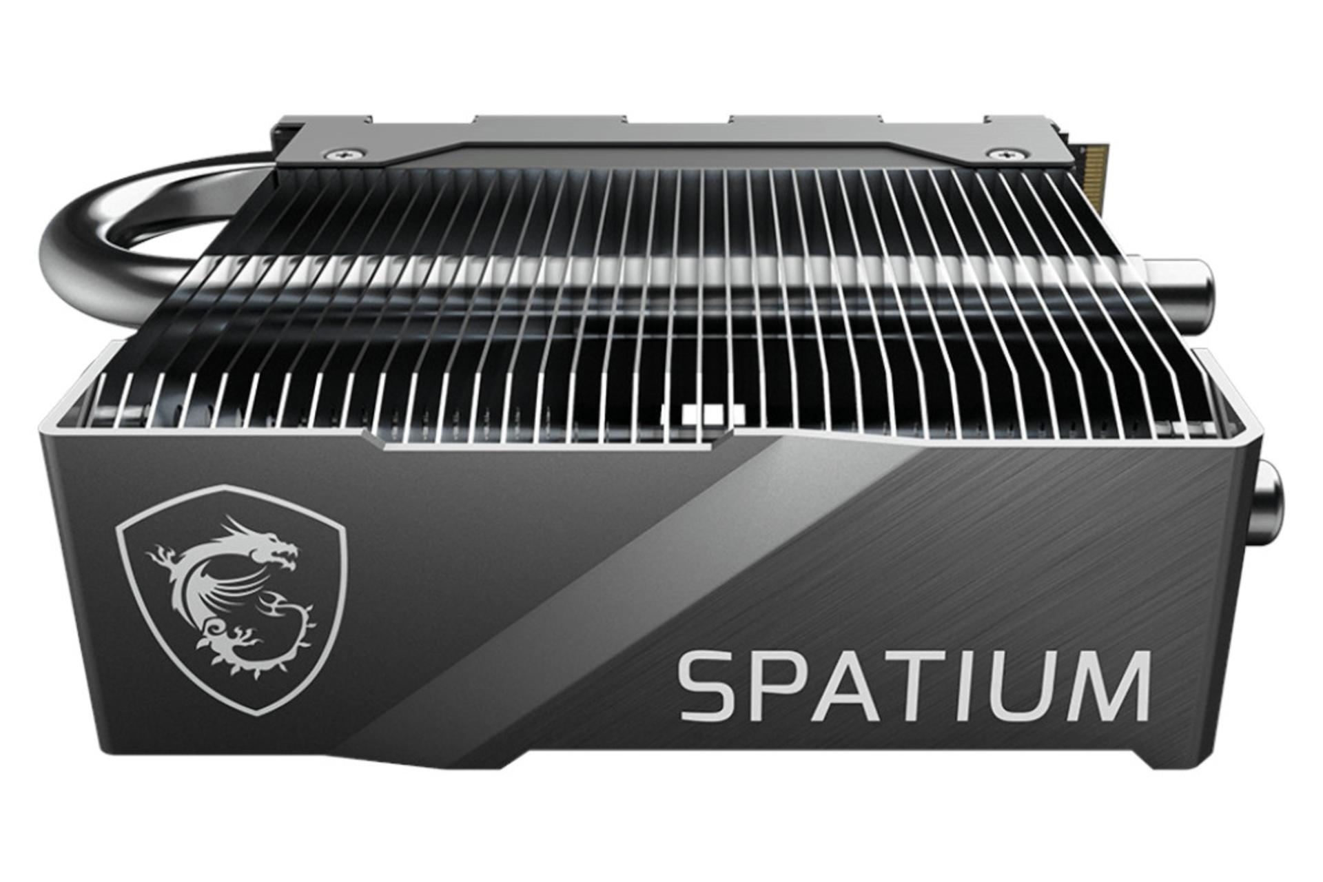 اس اس دی ام اس آی MSI SPATIUM M570 PRO FROZR NVMe M.2 از نمای روبرو