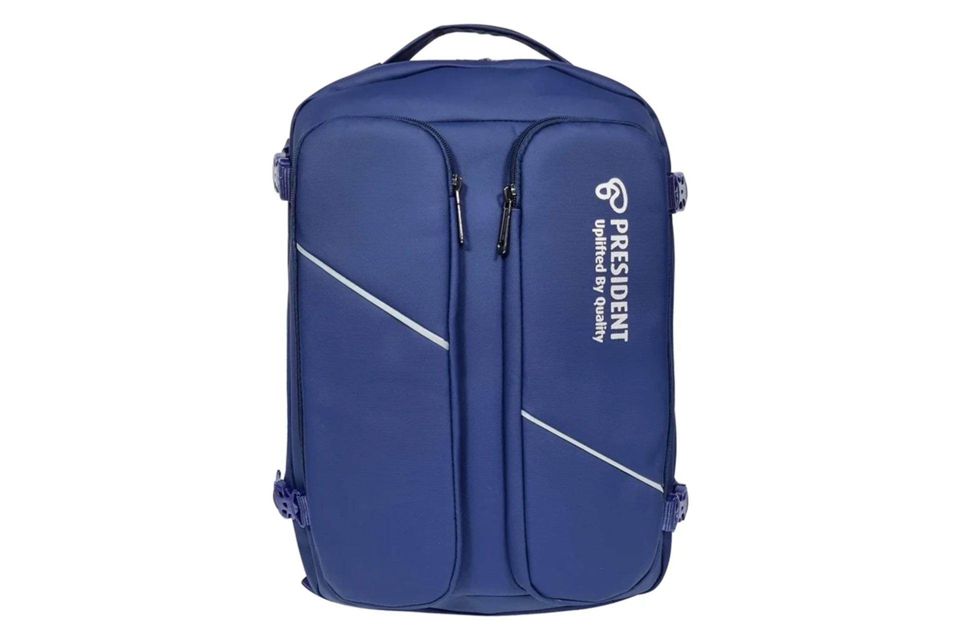 کیف لپ تاپ کوله پشتی لپ تاپ پرزیدنت Legato مناسب 15.6 اینچ نمای روبرو