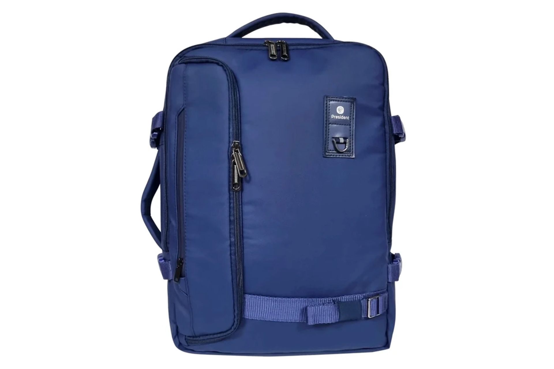 کیف لپ تاپ کوله پشتی لپ تاپ پرزیدنت STAGE مناسب 15.6 اینچ نمای روبرو