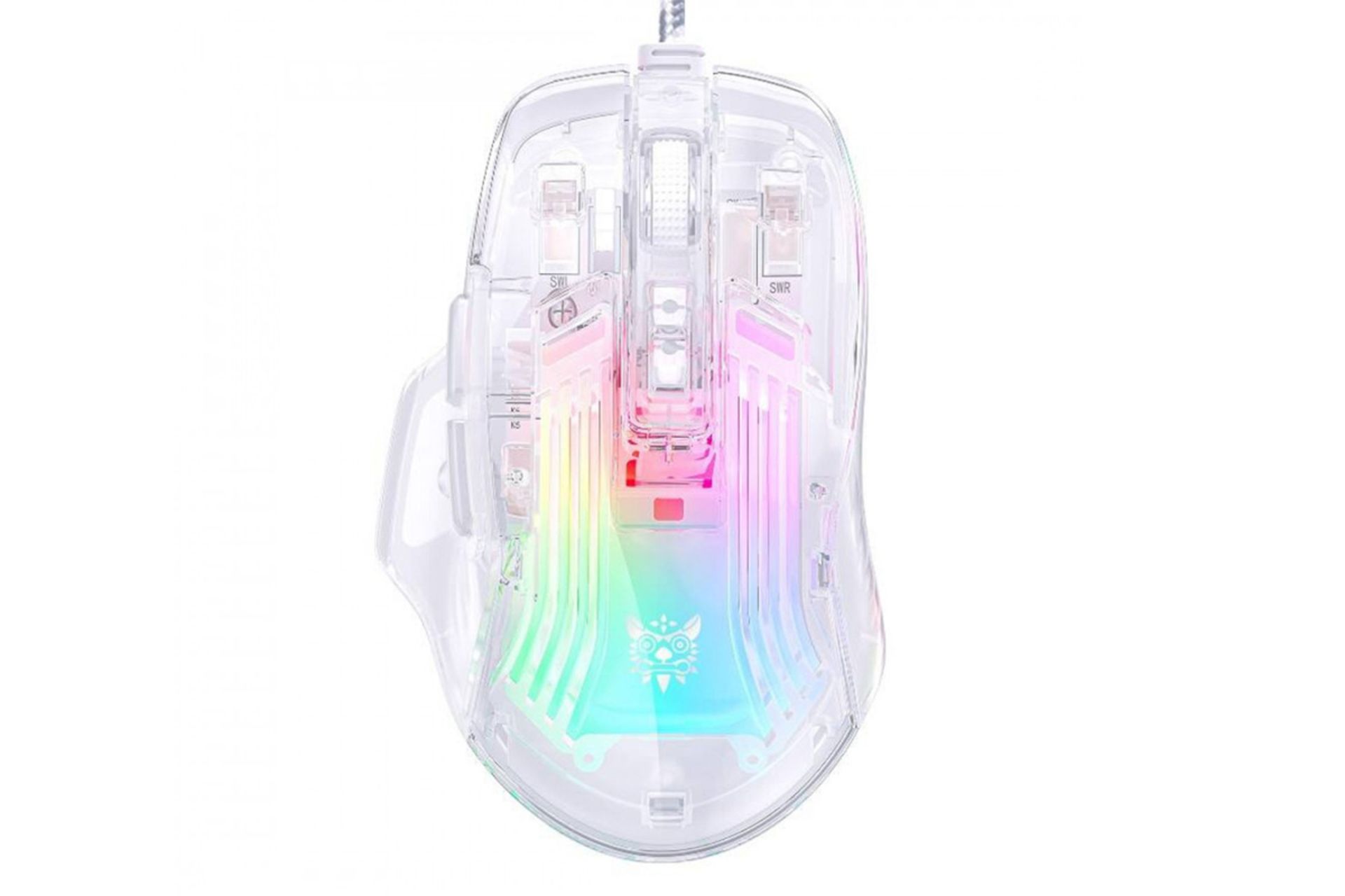 ماوس اونیکوما CW923 RGB رنگ سفیدرنگ سفید