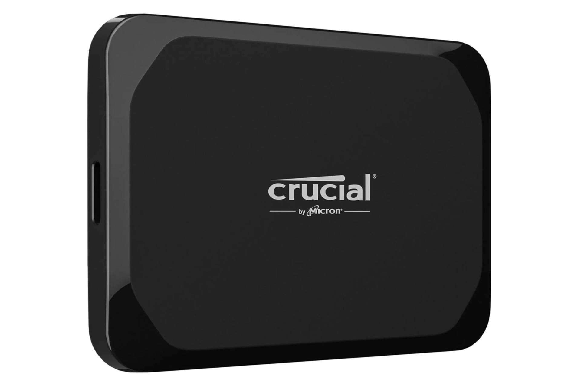 نمای سمت چپ اس اس دی کروشیال X9 USB 3.2 ظرفیت 2 ترابایت