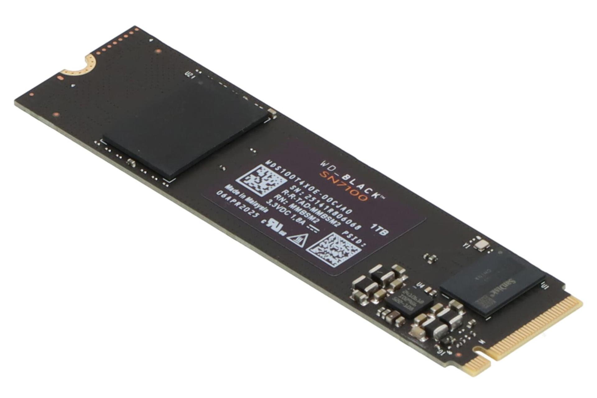 اس اس دی وسترن دیجیتال Black SN7100 NVMe M.2 ظرفیت 1 ترابایت