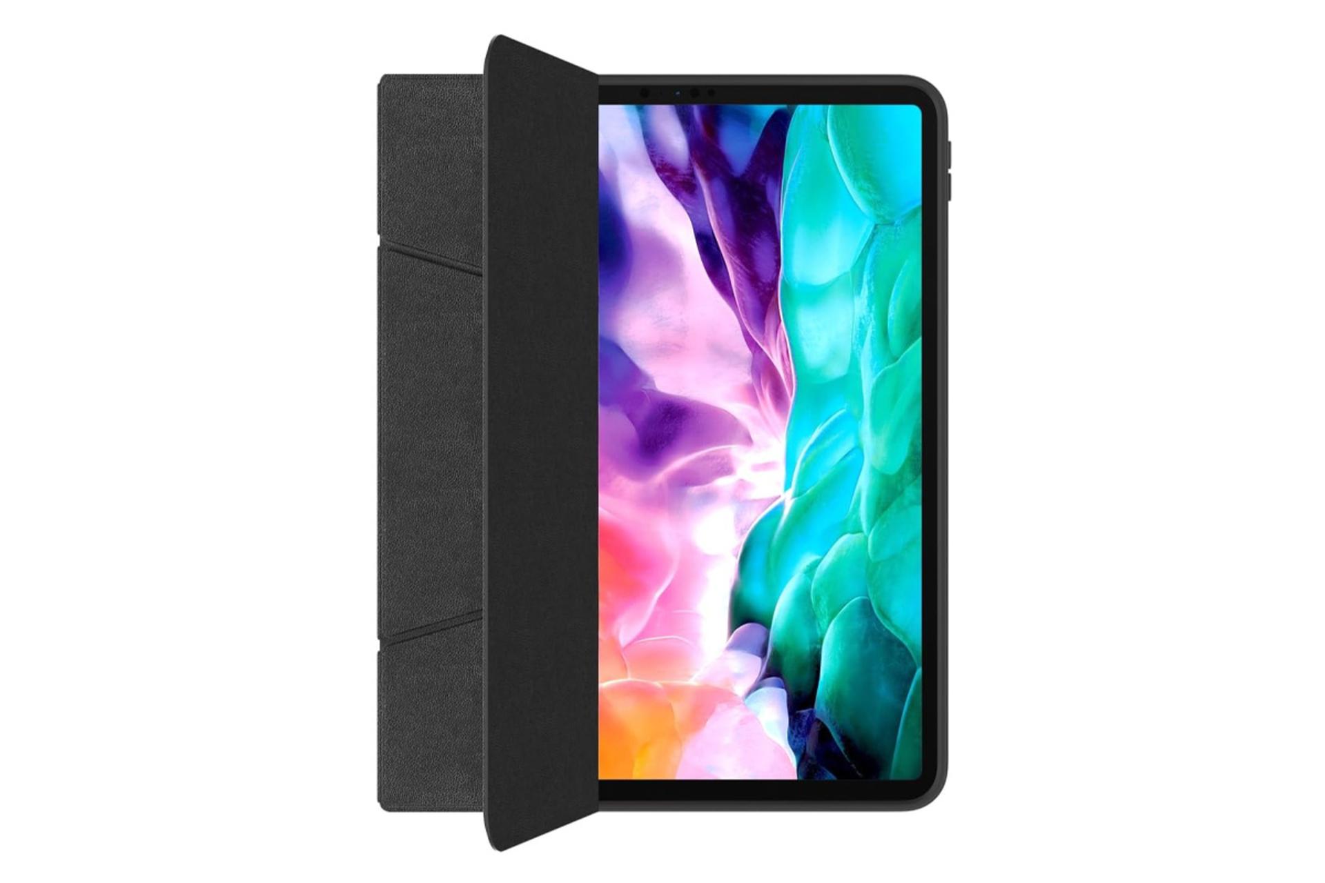 رنگ مشکی قاب تبلت کیف کلاسوری گرین لیون مدل Stand Mate مناسب اپل iPad Pro 11 2022 / 2021 / 2020 / 2018