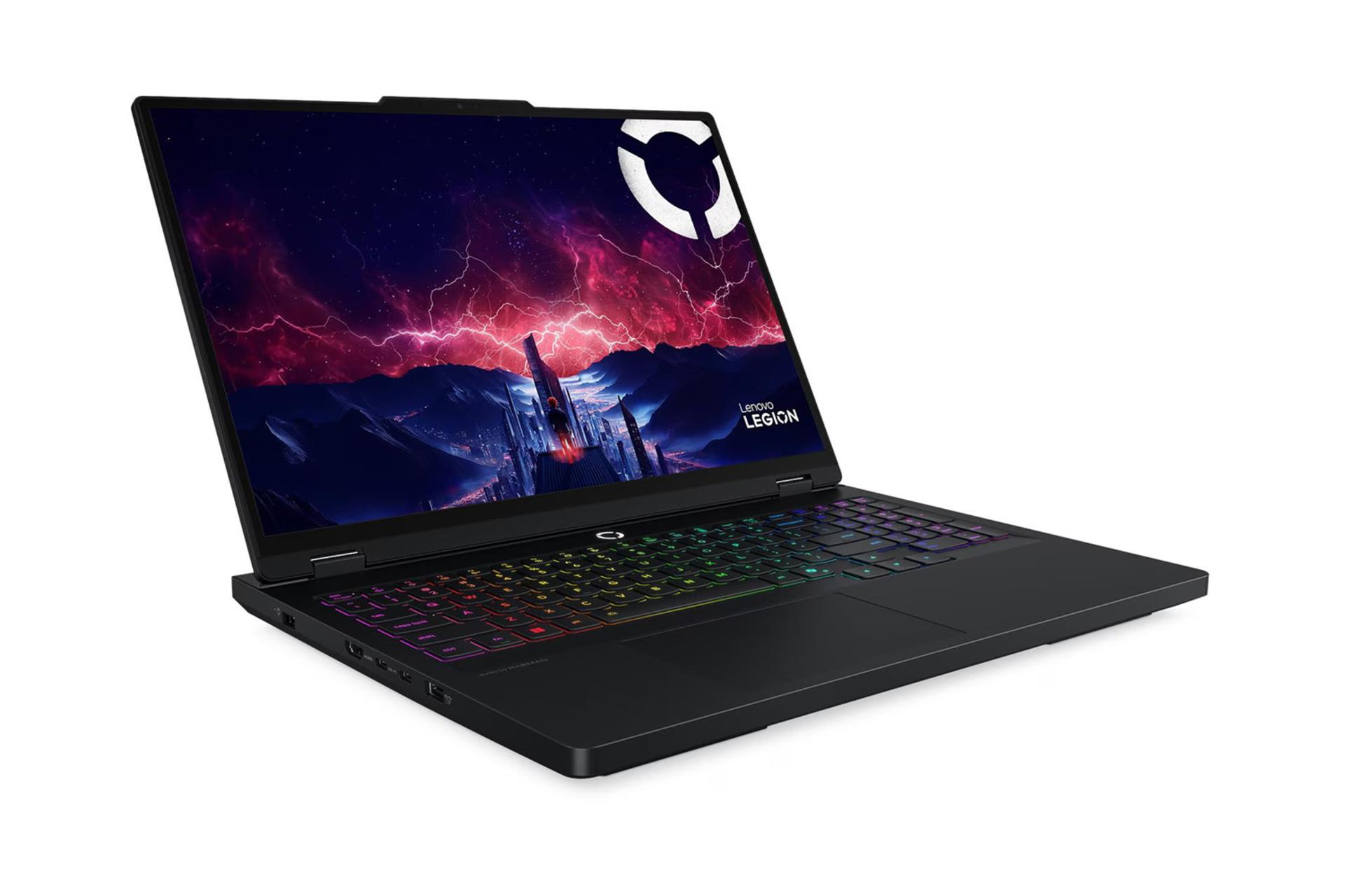 لپ تاپ لنوو Lenovo Legion Pro 5 16ADR10 نمای جلو و چپ