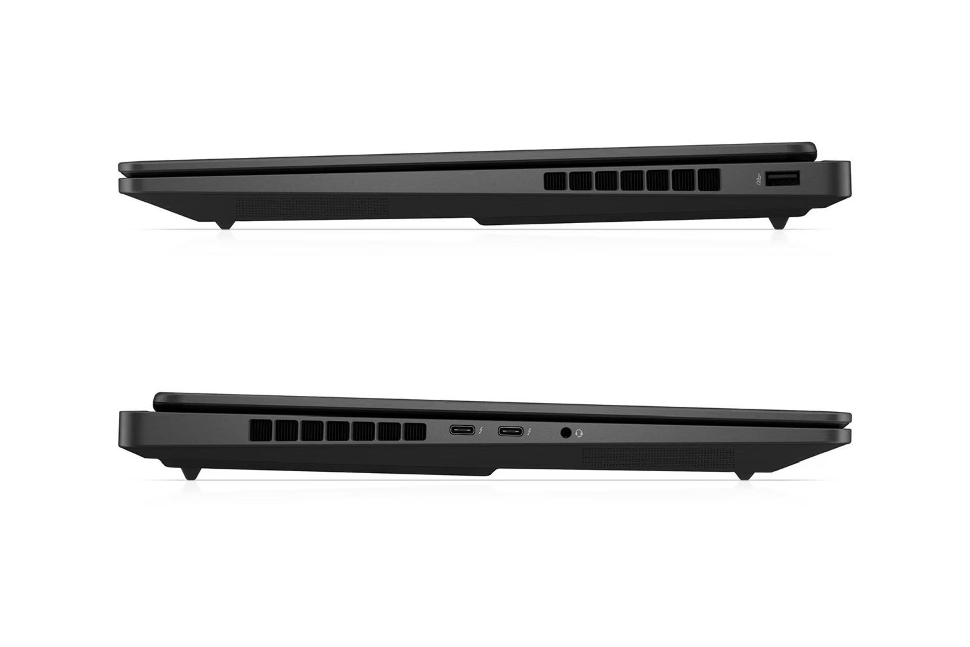 لپ تاپ اچ پی HP OMEN MAX 16-ah0002TX نمای جانبی و درگاه ها