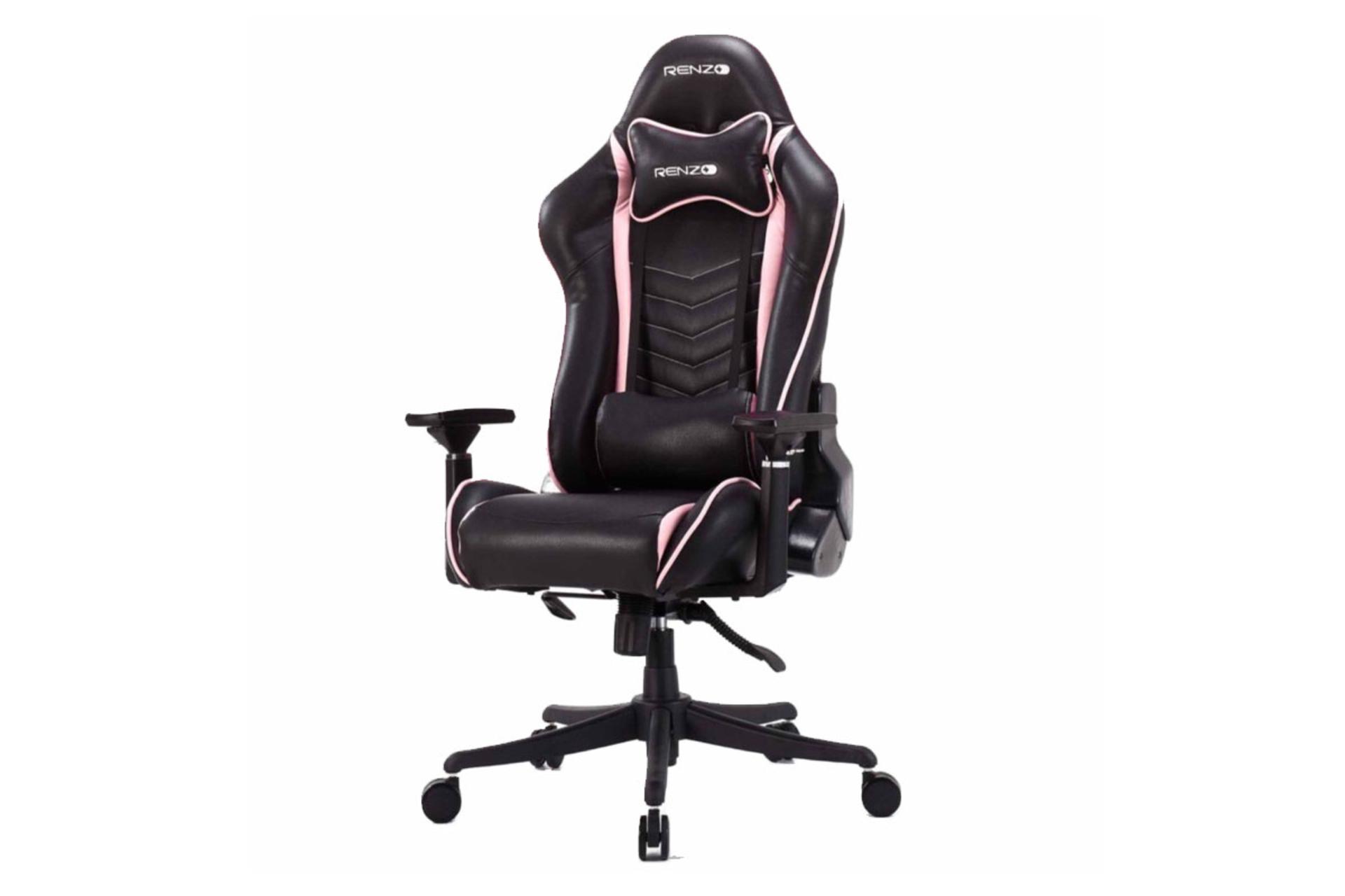 نمای سمت راست صندلی گیمینگ رنزو Pink