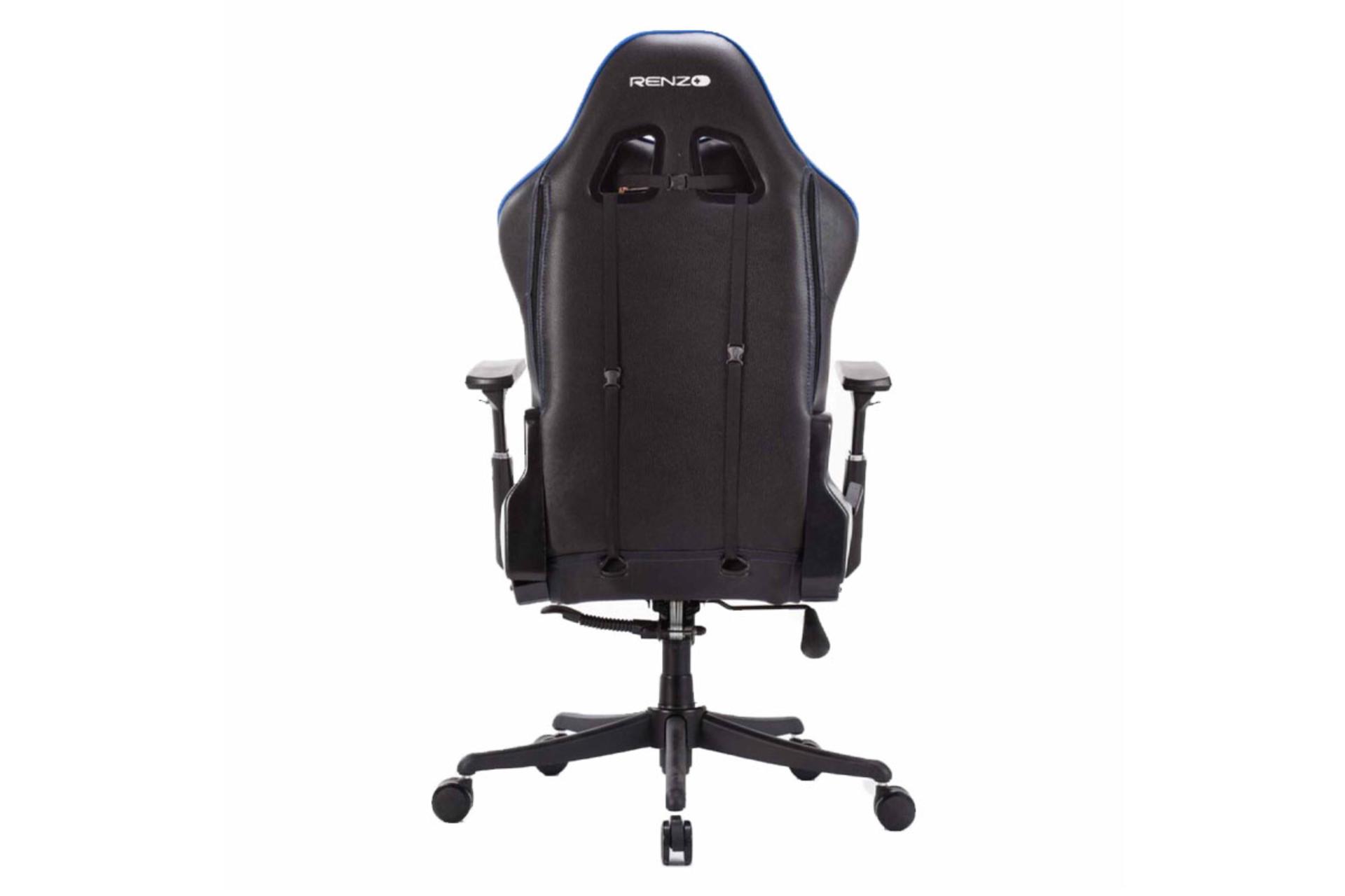 نمای پشت صندلی گیمینگ رنزو Blue