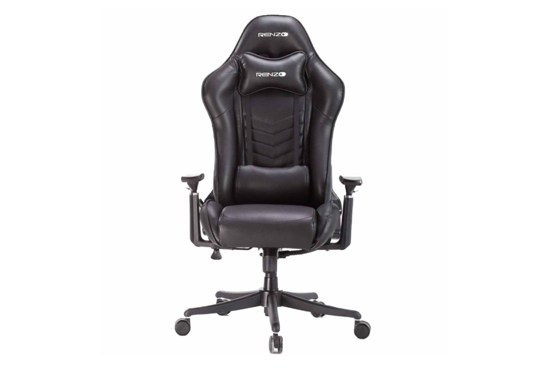 صندلی گیمینگ رنزو Black نمای روبرو