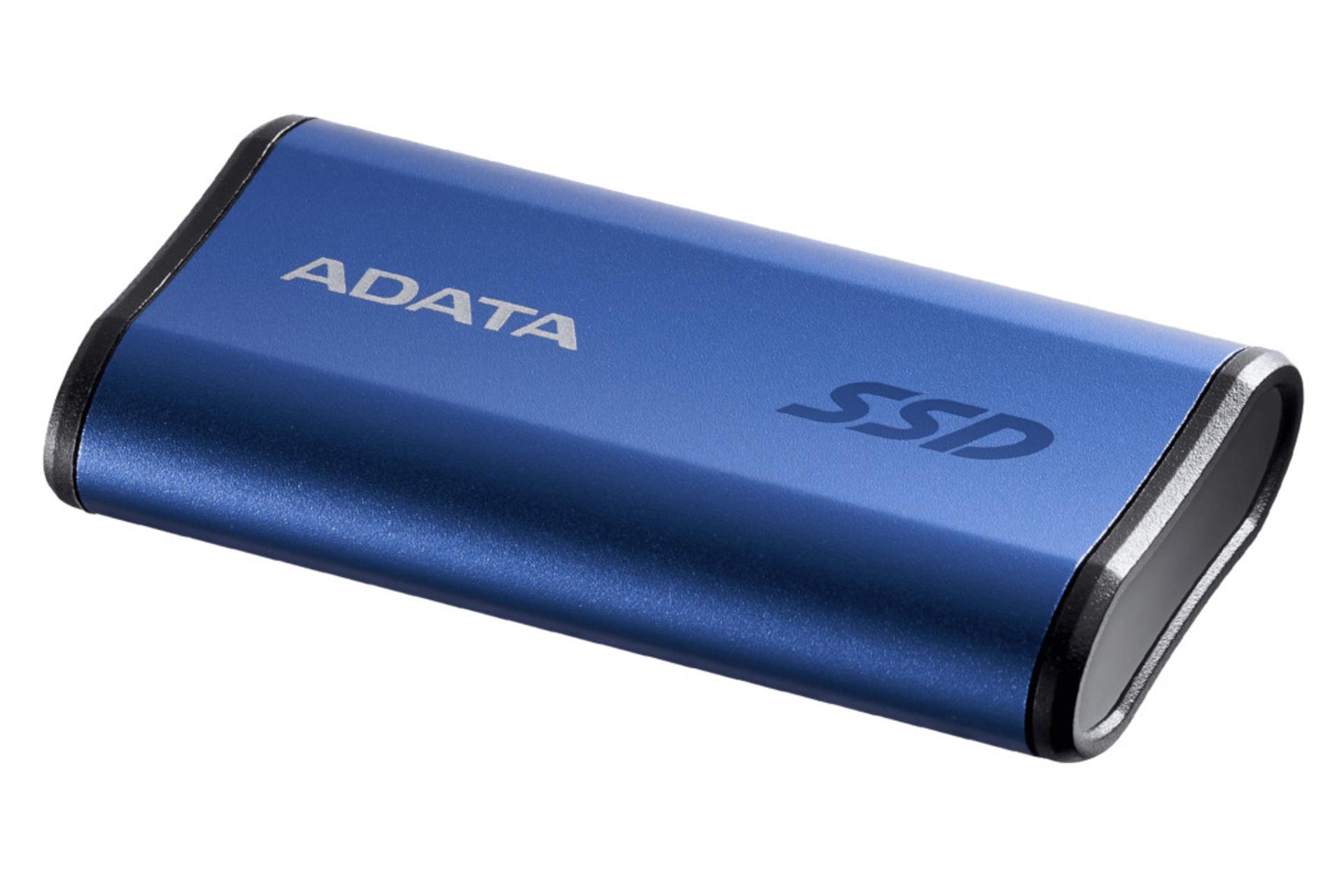 نمای جانبی اس اس دی ایکس ای دیتا ADATA SE880 USB 3.2 Gen 2x2 آبی