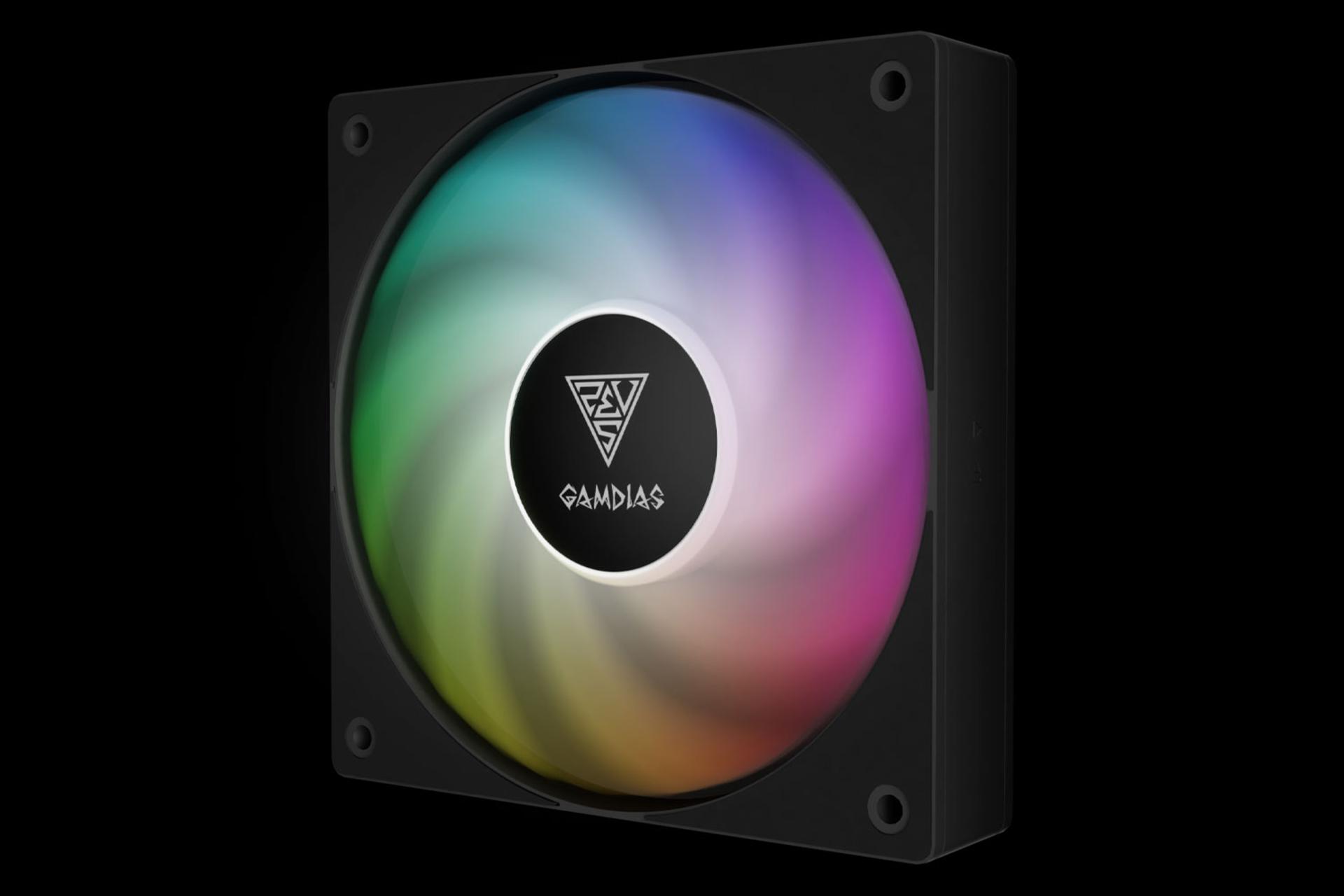 نمای سمت راست فن کیس گیم دیاس NOTUS M1-1203 ARGB بسته 3 عددی