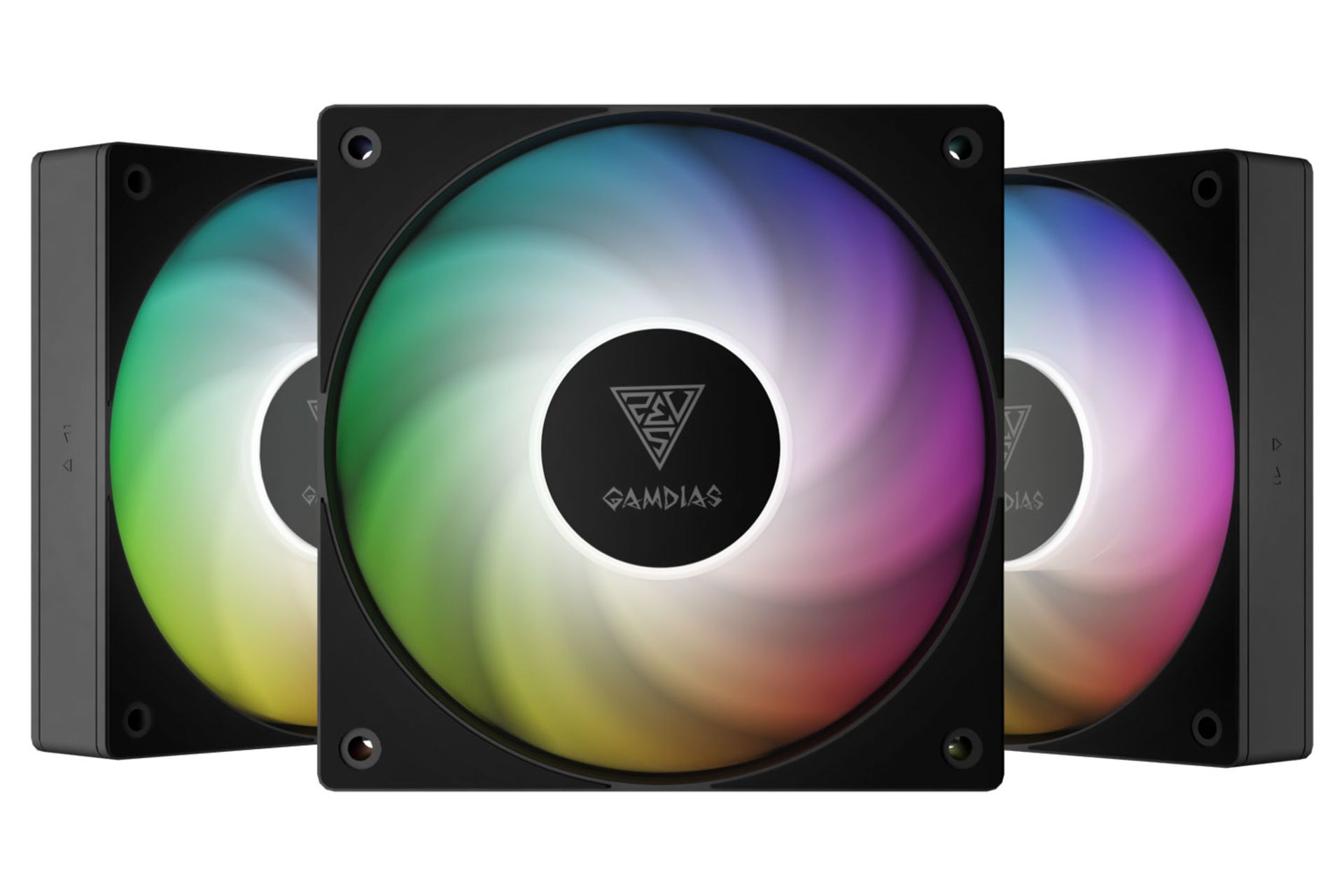 فن کیس گیم دیاس NOTUS M1-1203 ARGB بسته 3 عددی رنگ مشکی