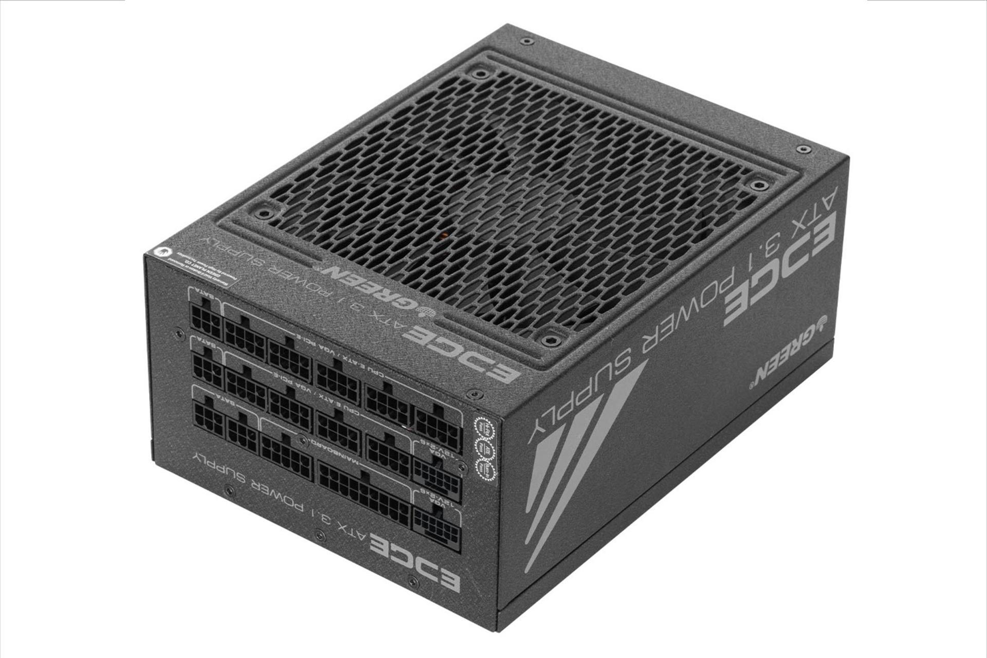 نمای سمت راست پاور کامپیوتر گرین GP1650B-EDGE با توان 1650 وات