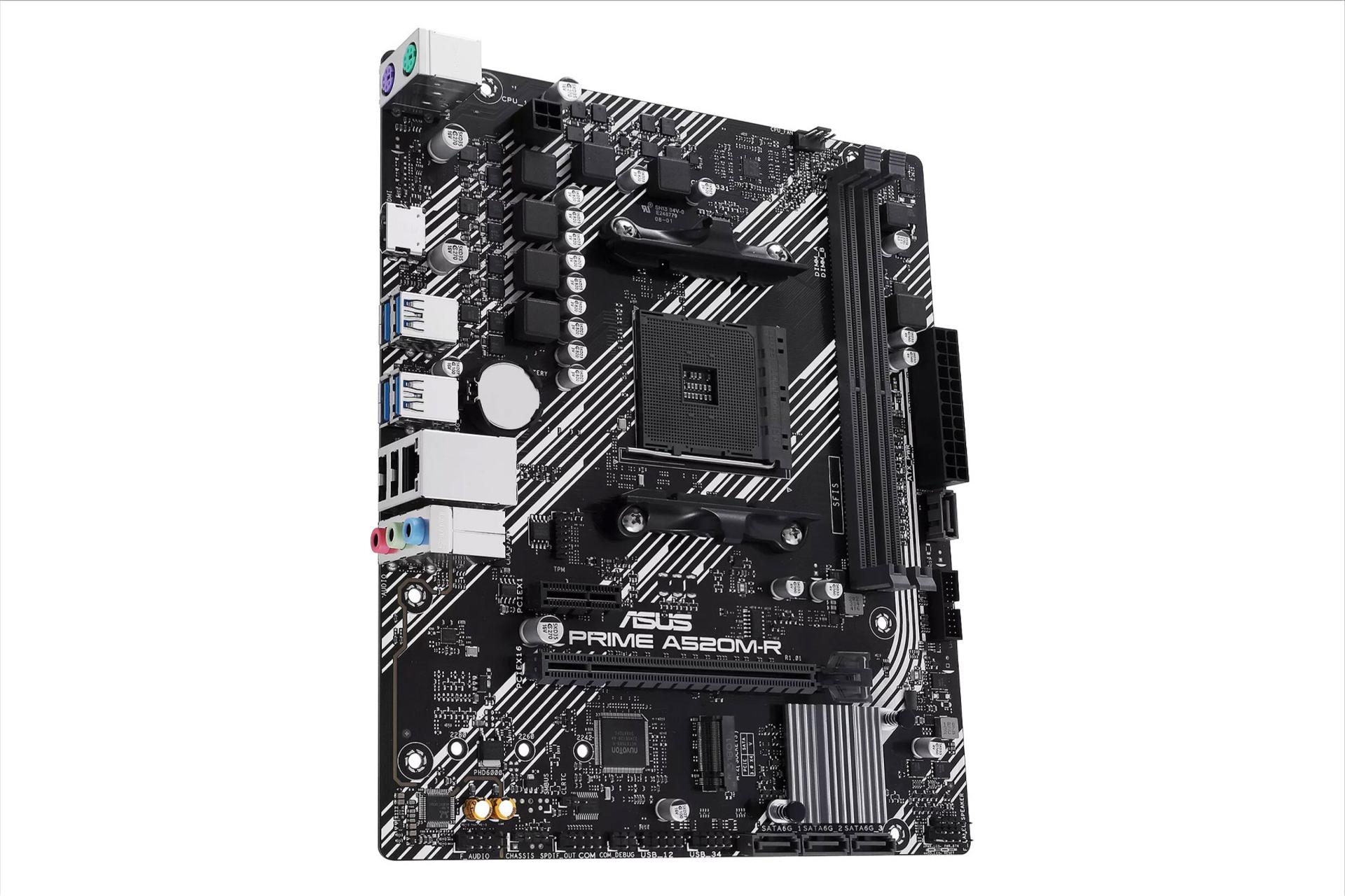 ابعاد و اندازه مادربرد ایسوس PRIME A520M-R