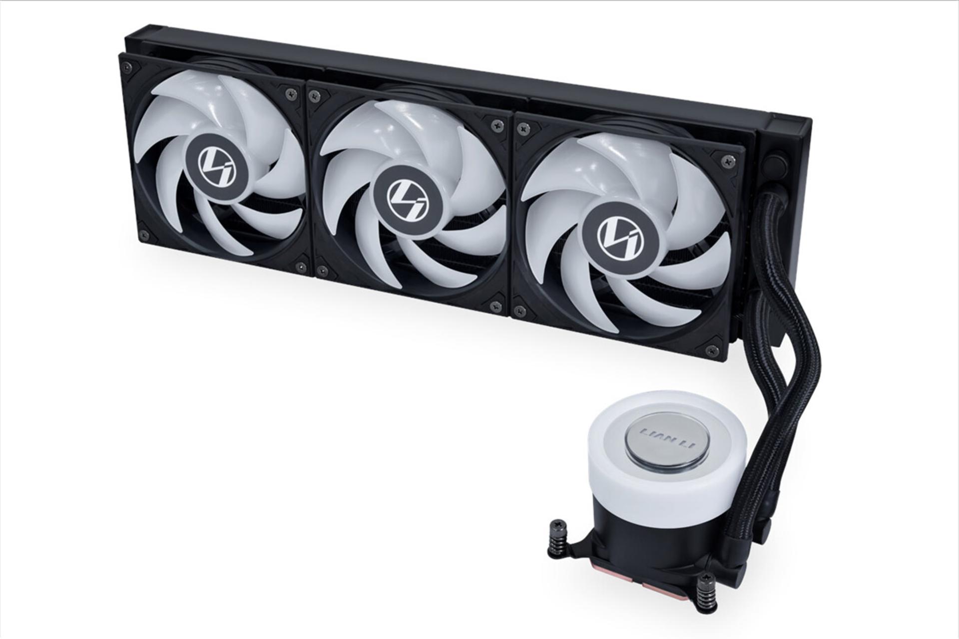 ابعاد و اندازه خنک کننده مایع لیان لی GA II Lite 360 RGB