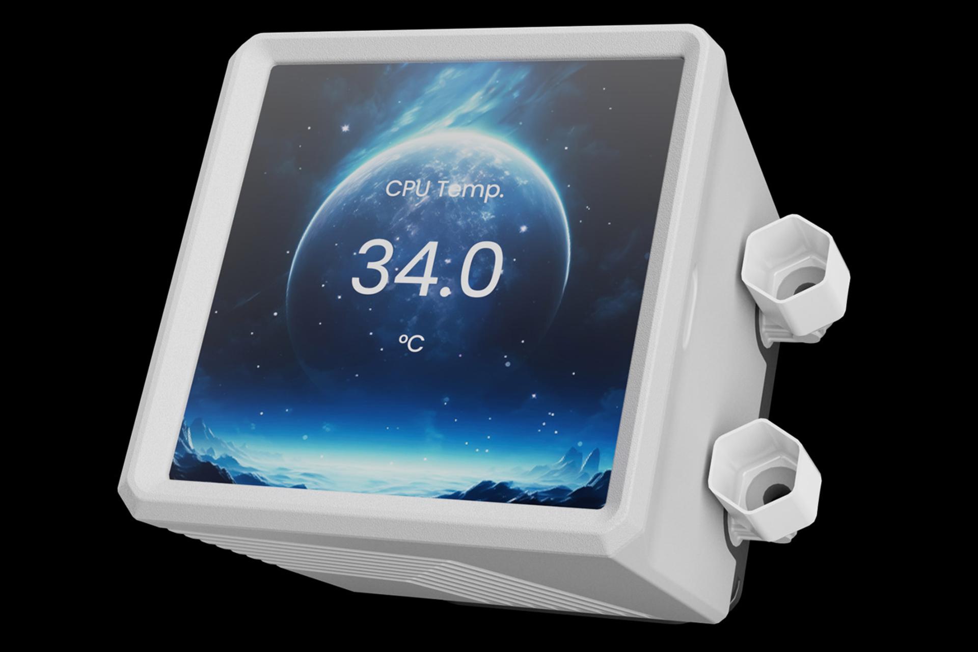 نمایشگر خنک کننده مایع گیم دیاس AURA GL240 LCD WH