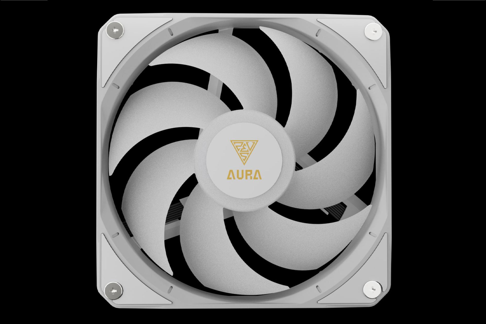 خنک کننده مایع گیم دیاس AURA GL360 LCD WH